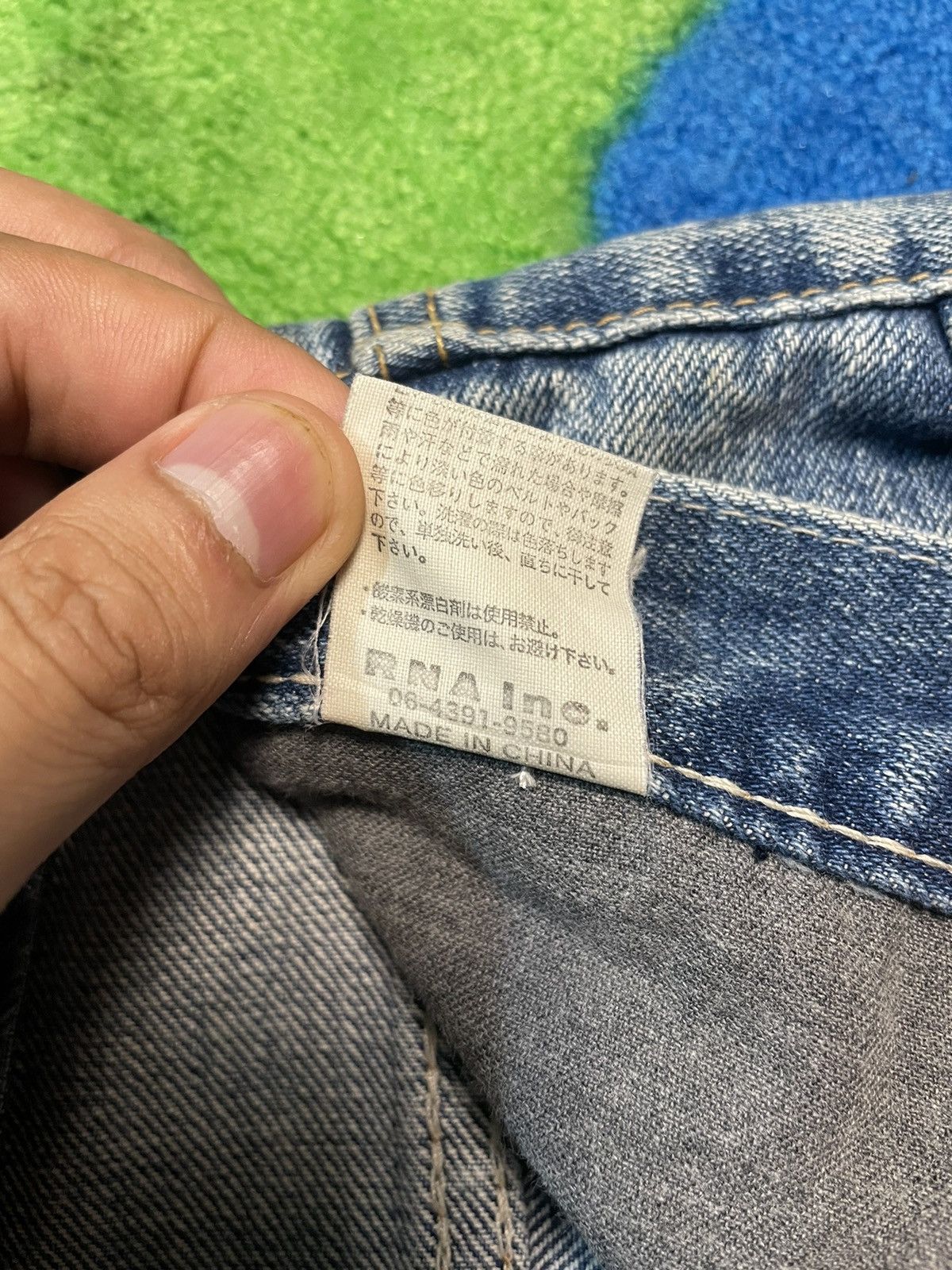 If Six Was Nine RNA Punk Skull Distressed Denim Size US 32 / EU 48 - 11 Thumbnail