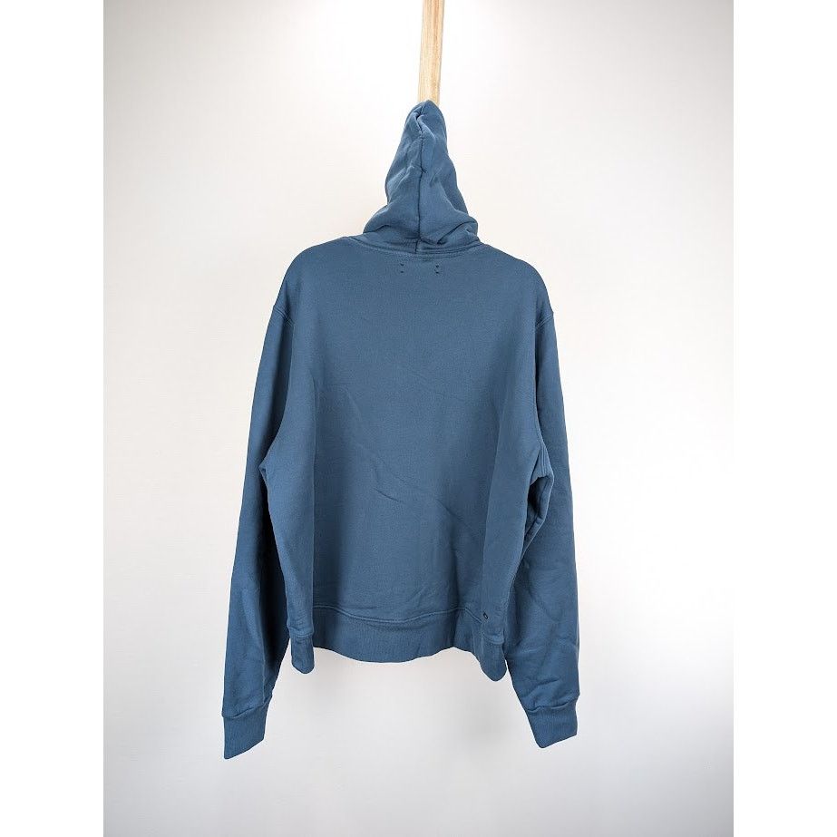 Amiri o1rshd1 Q:2 / MA Bar Embroidery Hoodie in Pond Blue Size US XL / EU 56 / 4 - 16 Thumbnail
