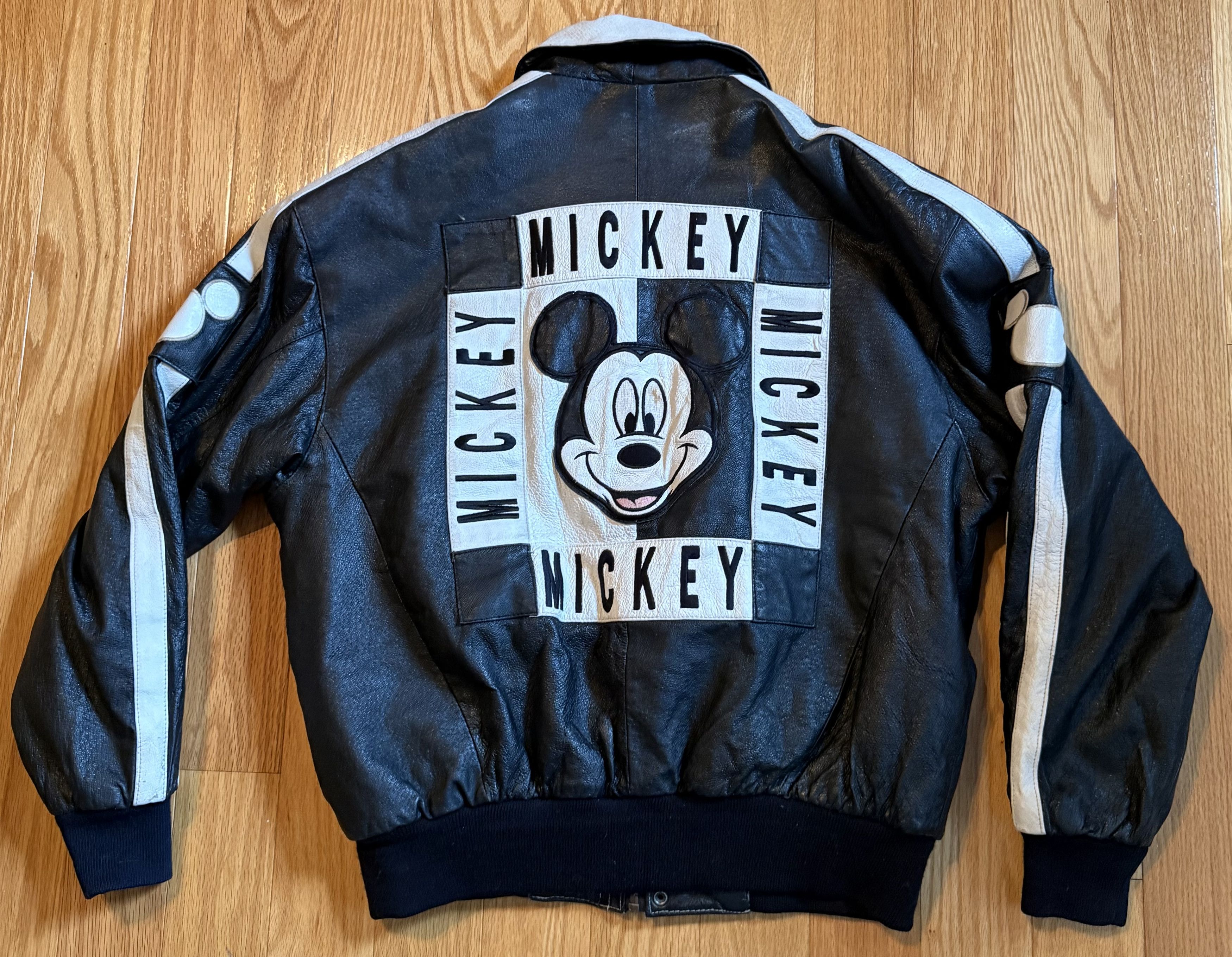 Mickey Unlimited Vintage Disney Mickey Black Leather Jacket – M Size US M / EU 48-50 / 2 - 3 Thumbnail