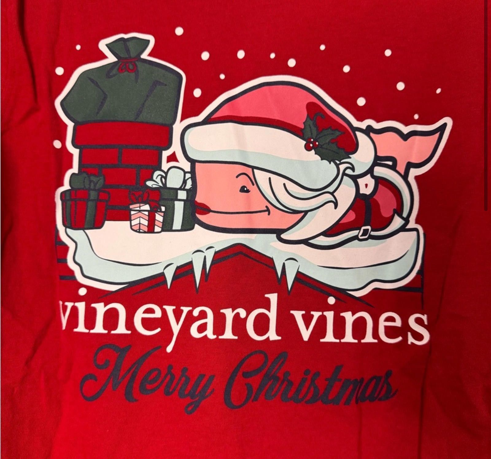 Vineyard Vines Vineyard Vines Long Sleeve Shirt with Christmas Design Size XXL / US 16-18 / IT 52-54 - 2 Thumbnail