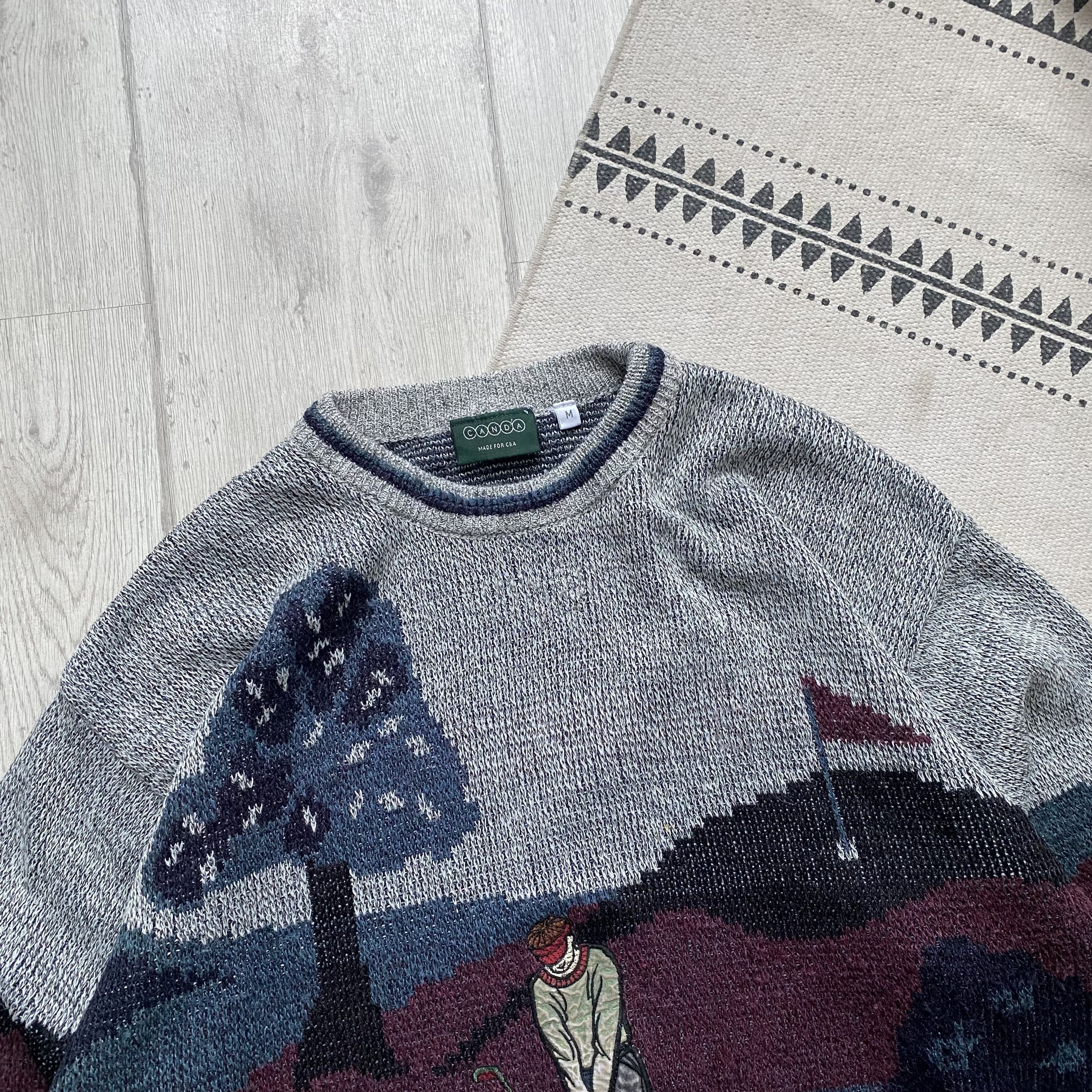 Polo Ralph Lauren Vintage 90s Golf Golfer Knit cozy sweater distressed Size US M / EU 48-50 / 2 - 2 Thumbnail