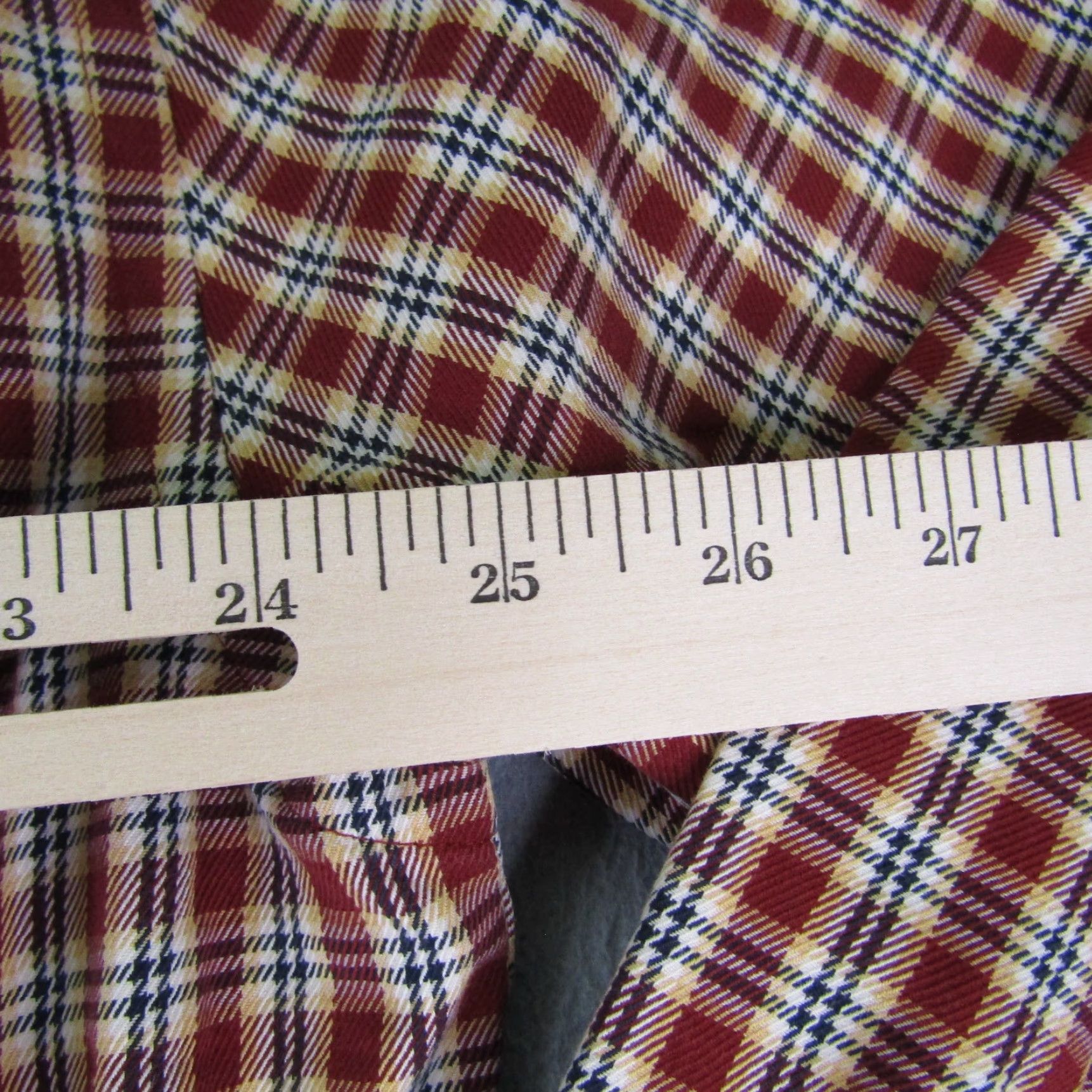 Faconnable VINTAGE Faconnable Shirt Mens XL Red Plaid Button-Up Cotton Twill Outdoors Size US XL / EU 56 / 4 - 6 Thumbnail