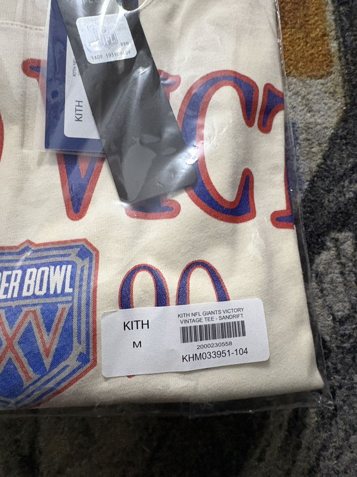 Kith × NFL Kith x NFL Giants Victory Vintage Tee Size US M / EU 48-50 / 2 - 6 Thumbnail