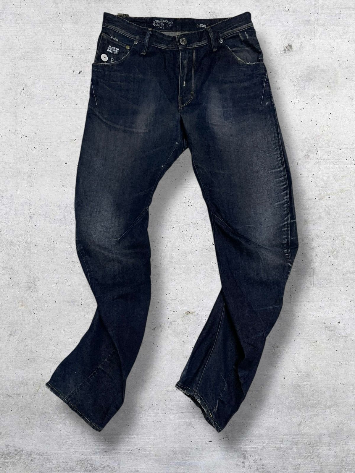 G-Star VINTAGE G-STAR RAW 90S ORIGINAL DESIGNER LOOSE TAPERED DENIM Size US 32 / EU 48 - 1 Thumbnail