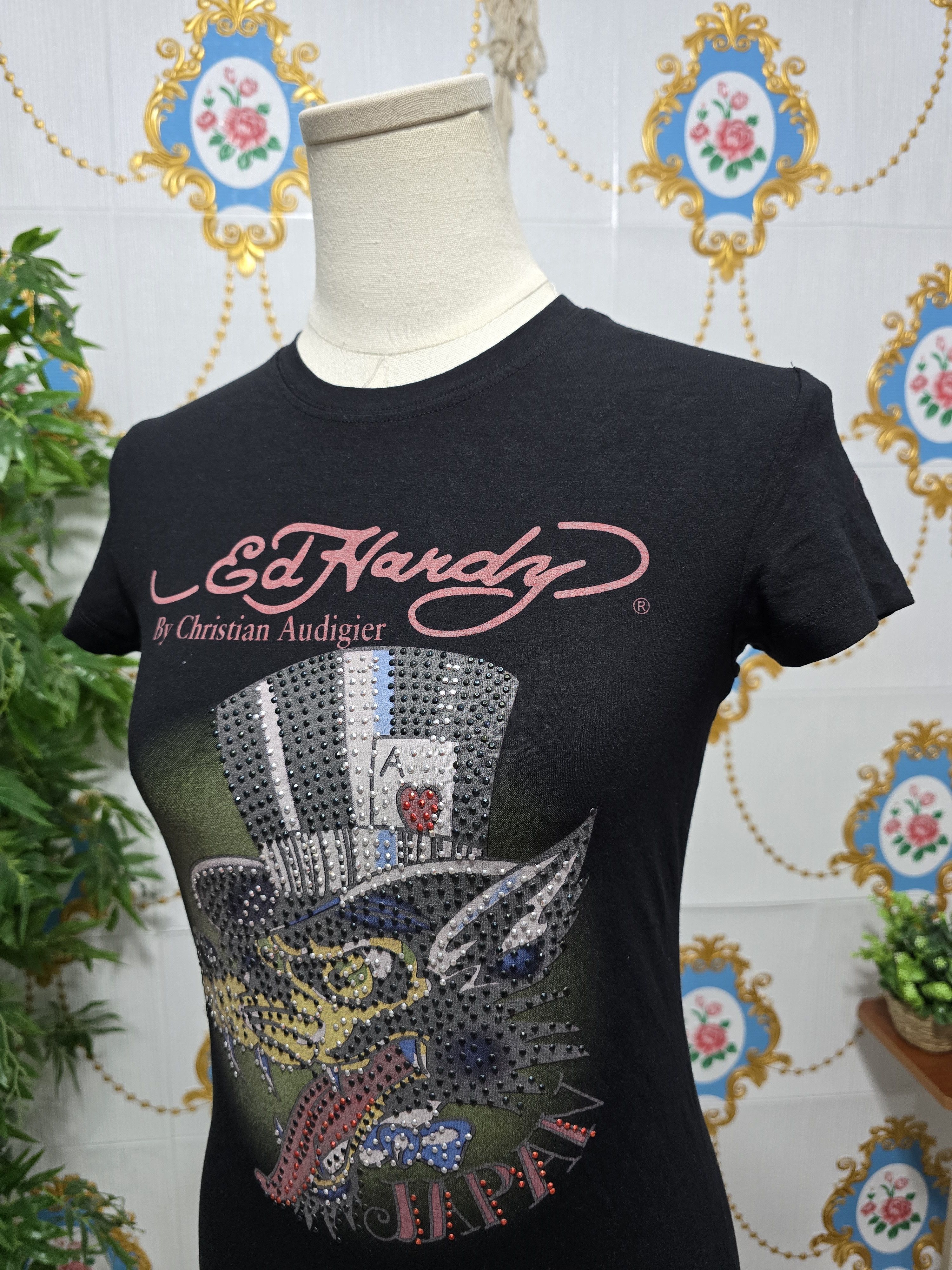 Ed Hardy ED HARDY x CHRISTIAN AUDIGIER vintage RARE fits s/m Size M / US 6-8 / IT 42-44 - 8 Thumbnail