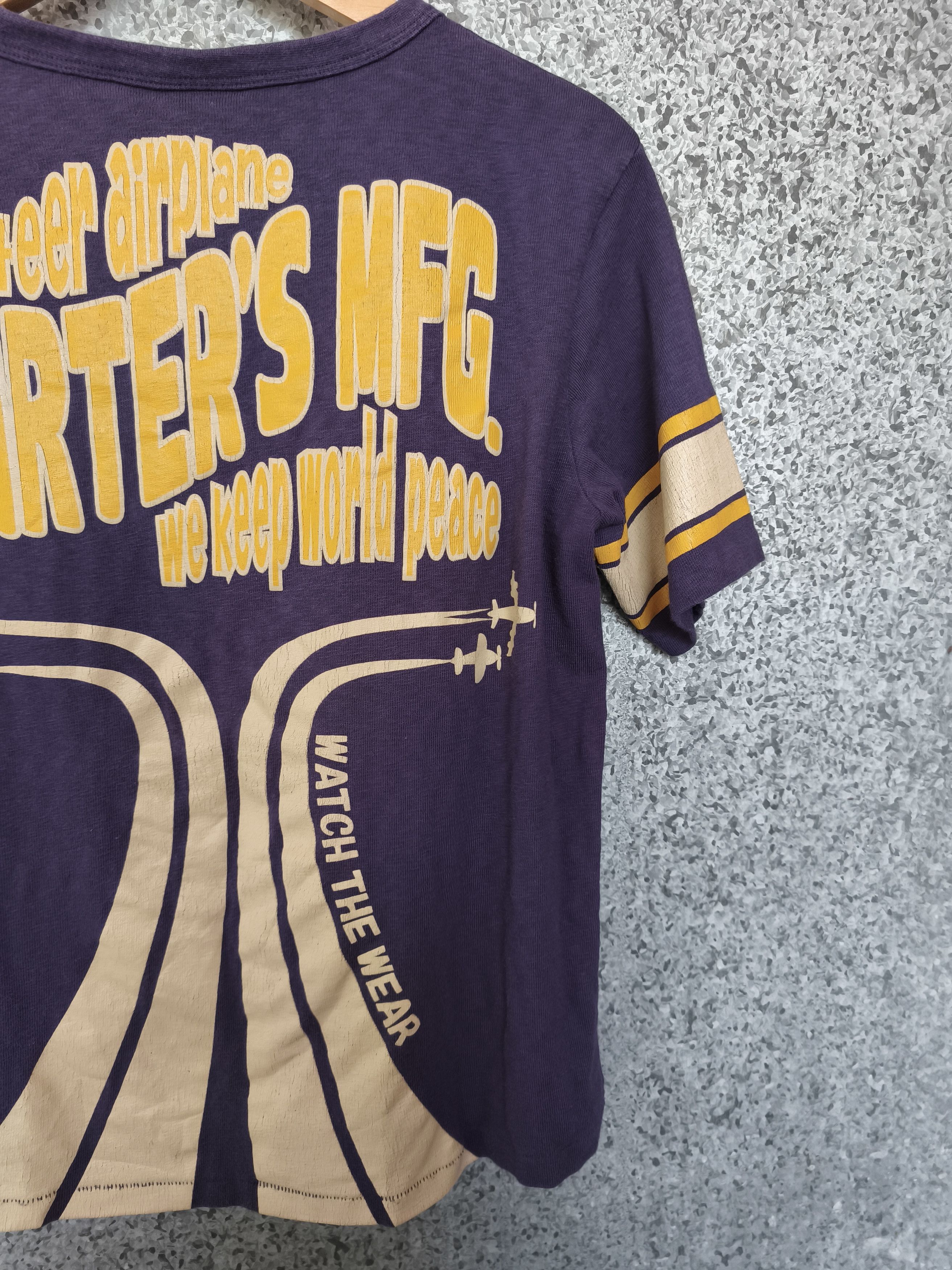 Vintage 🔥 Vtg 90s Vintage Carters X Union Made t shirt Air Force Size US S / EU 44-46 / 1 - 4 Thumbnail