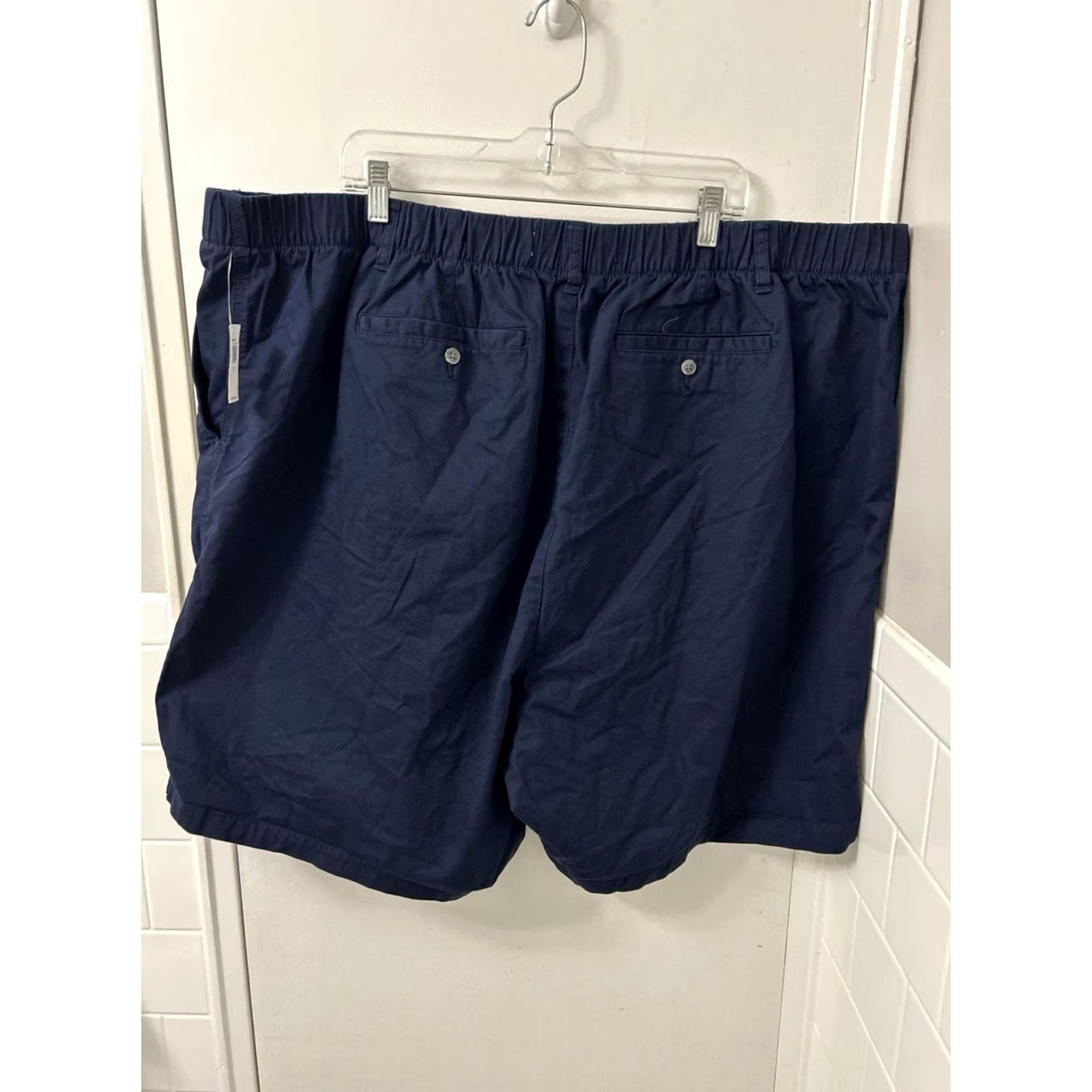 Old Navy Old Navy Everyday Shorts Mens 4XL Navy Blue Elastic Waist Cotton Stretch NWT Regular VINTAGE? Size US 39 - 5 Thumbnail