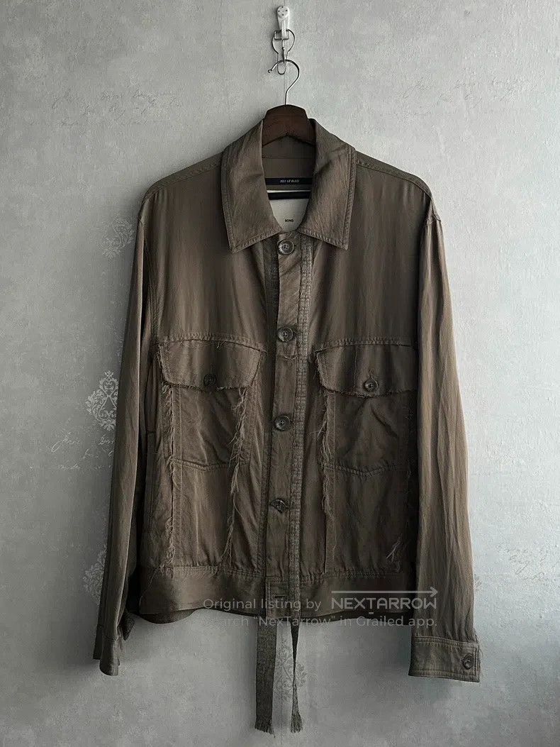 Song For The Mute SONG FOR THE MUTE Distressed Fringe Ribbon Jacket i Size US M / EU 48-50 / 2 - 1 Thumbnail