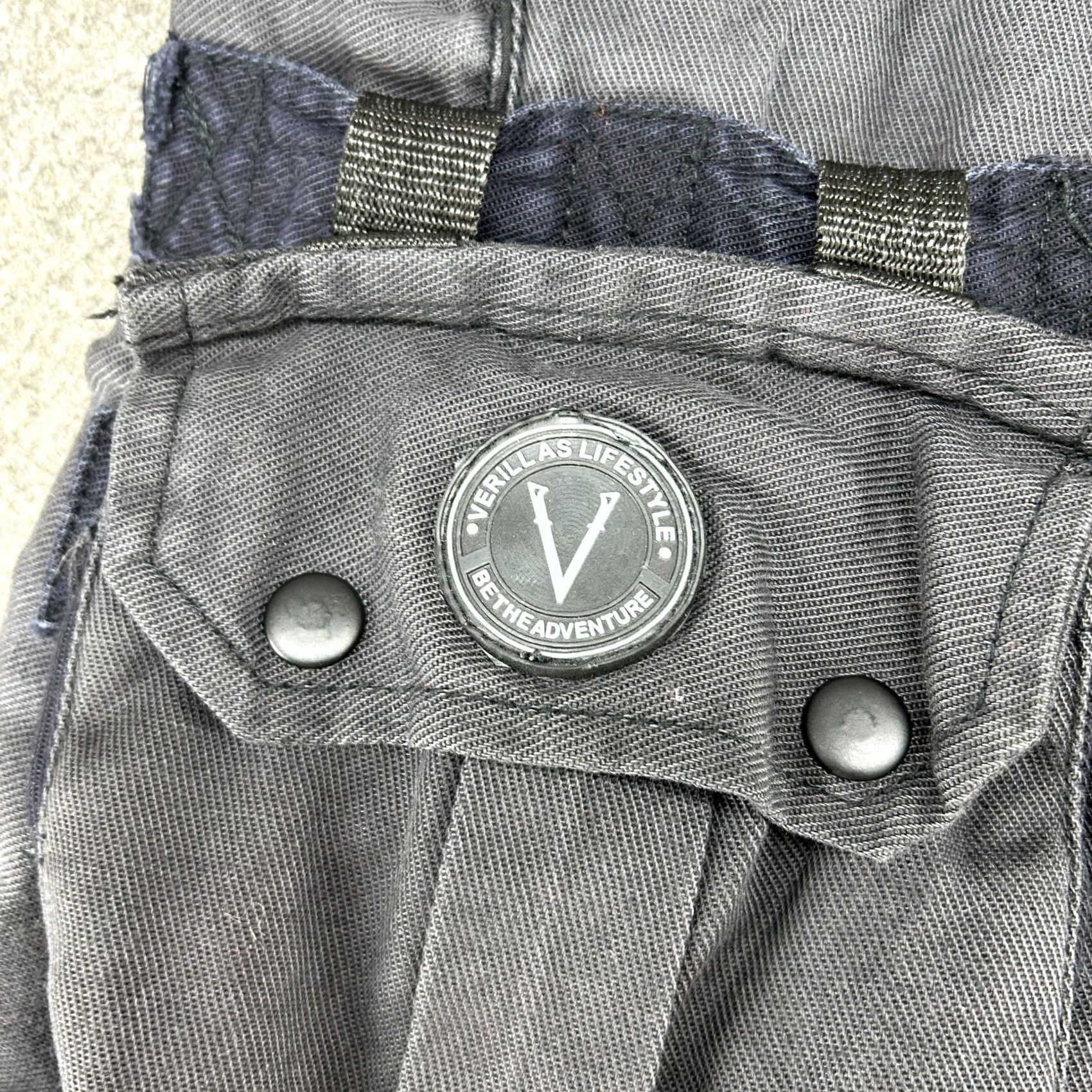 Vintage VINTAGE Verillas Lifestyle Kilt Kilt Mens XL Black Canvas Traditional Scottish Attire Cargo Mens XL Black Cotton Size ONE SIZE - 5 Thumbnail