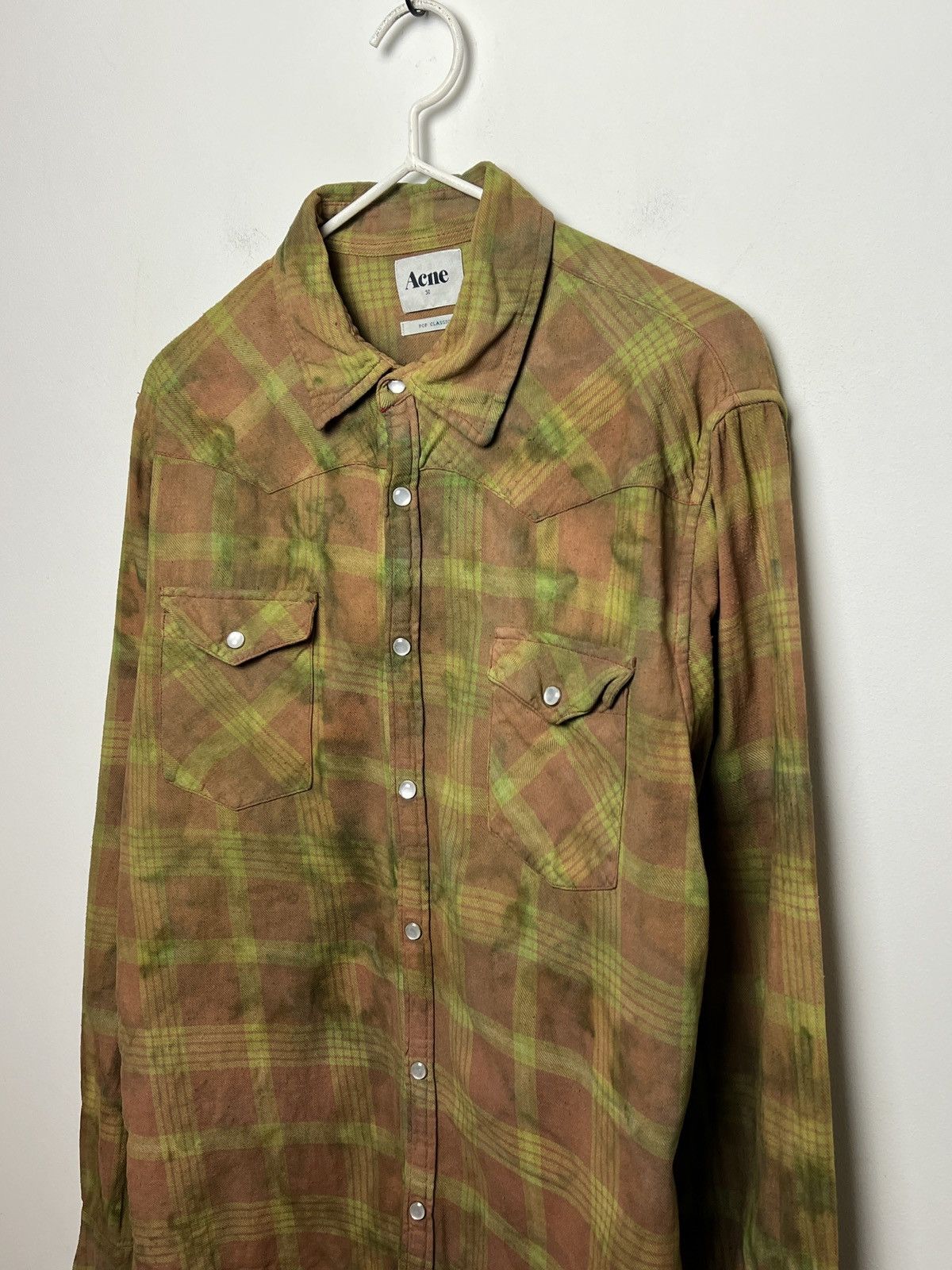 Acne Studios acne camo painters vintage travis flannel shirt tie dye y2k Size US M / EU 48-50 / 2 - 4 Thumbnail