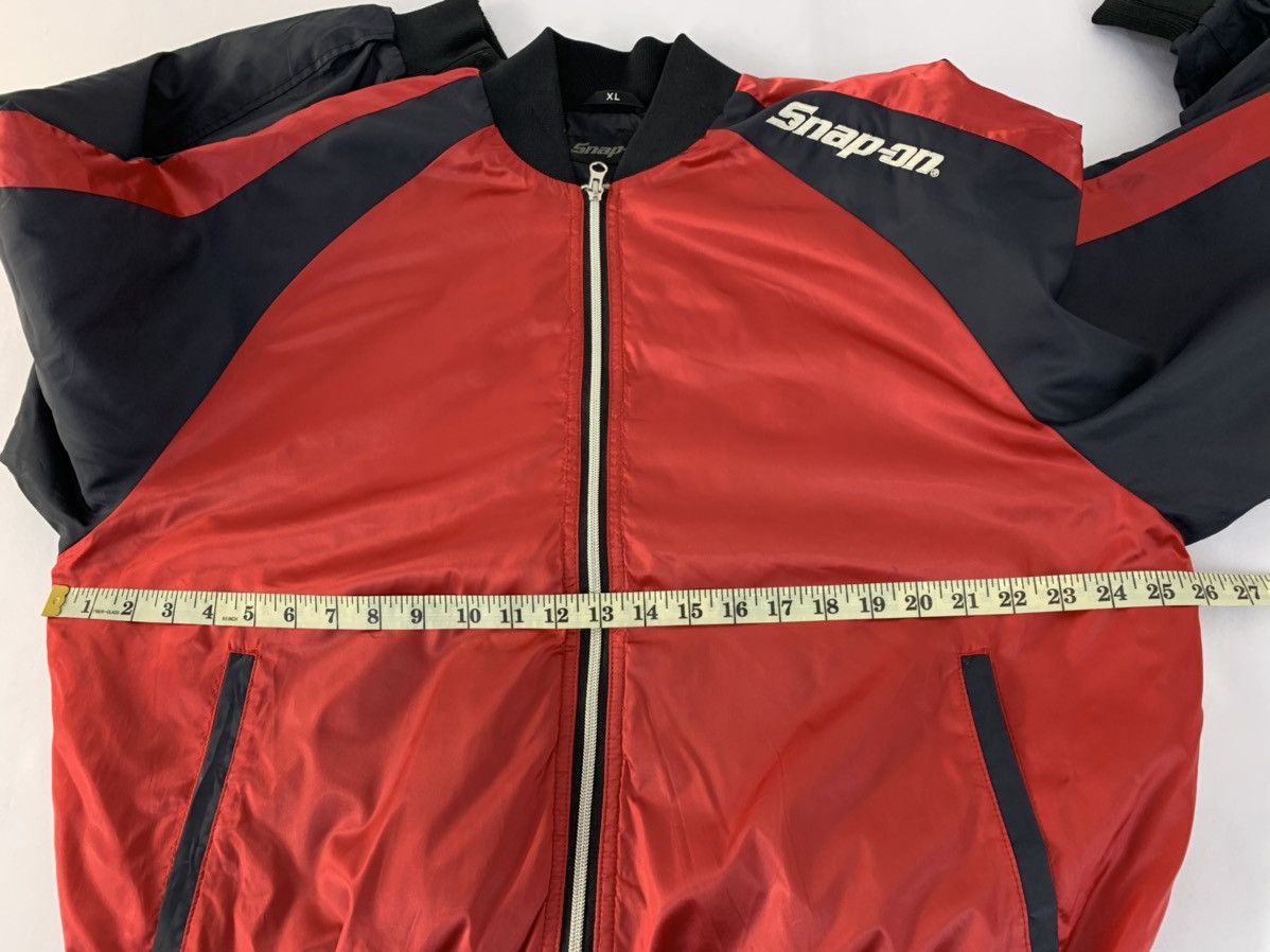 Vintage Hype Snap-On Bomber Quilted Jacket Embroidery Logo Design Size US XL / EU 56 / 4 - 11 Thumbnail