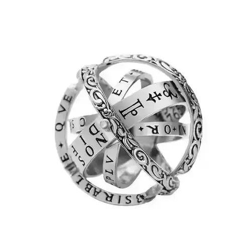 Jewelry Vintage Cosmic Ring Ball Convertible in Silver, Men's