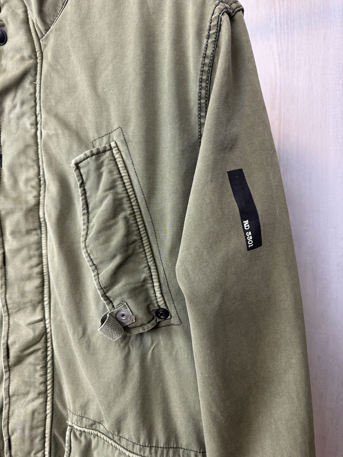 G-Star G-Star Raw vintage faded cotton trench overshirt jacket Size US XL / EU 56 / 4 - 4 Thumbnail