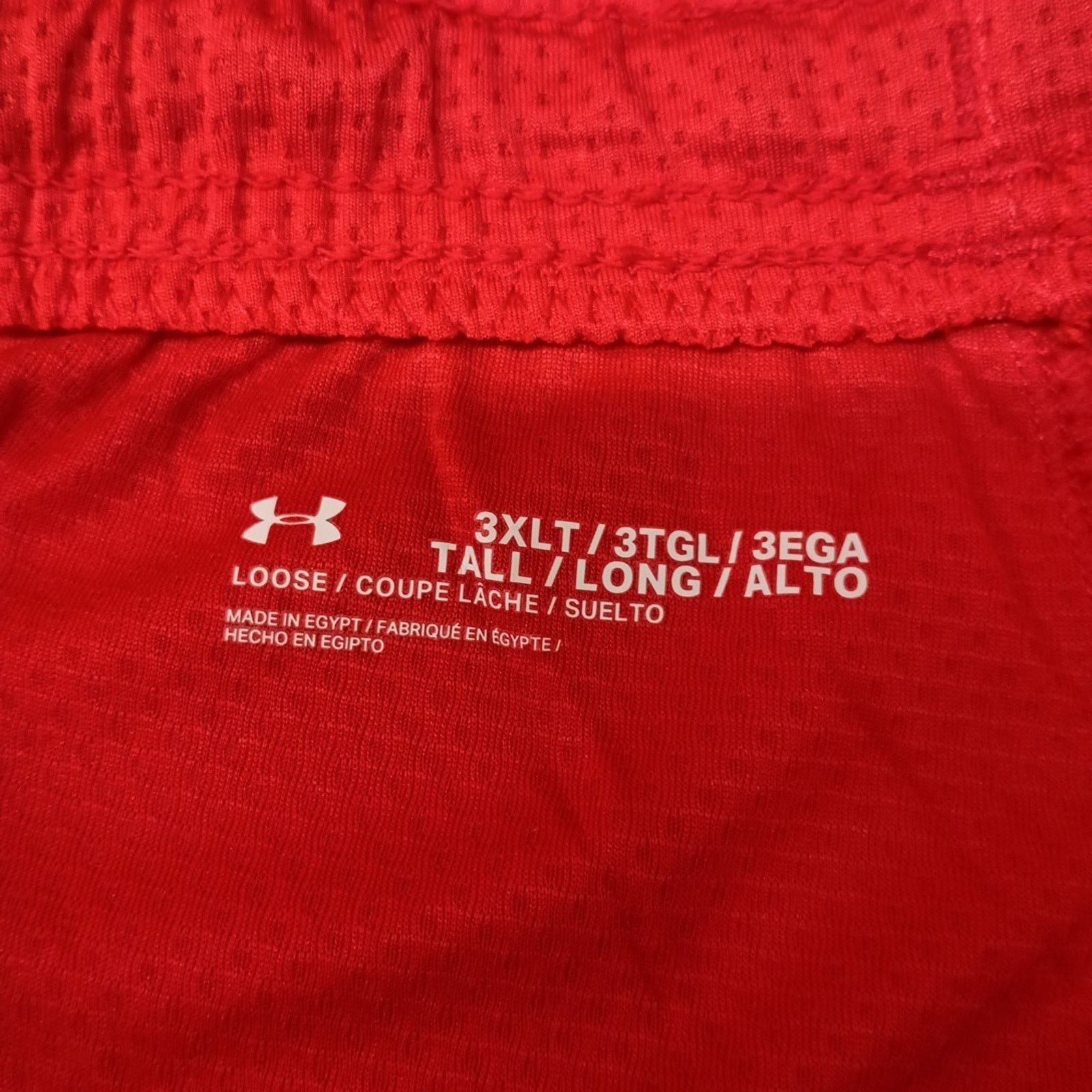 Under Armour Under Armour Men's UA Tech Mesh Shorts Size 3XLT Red 11" Ins Size US 44 / EU 60 - 4 Thumbnail