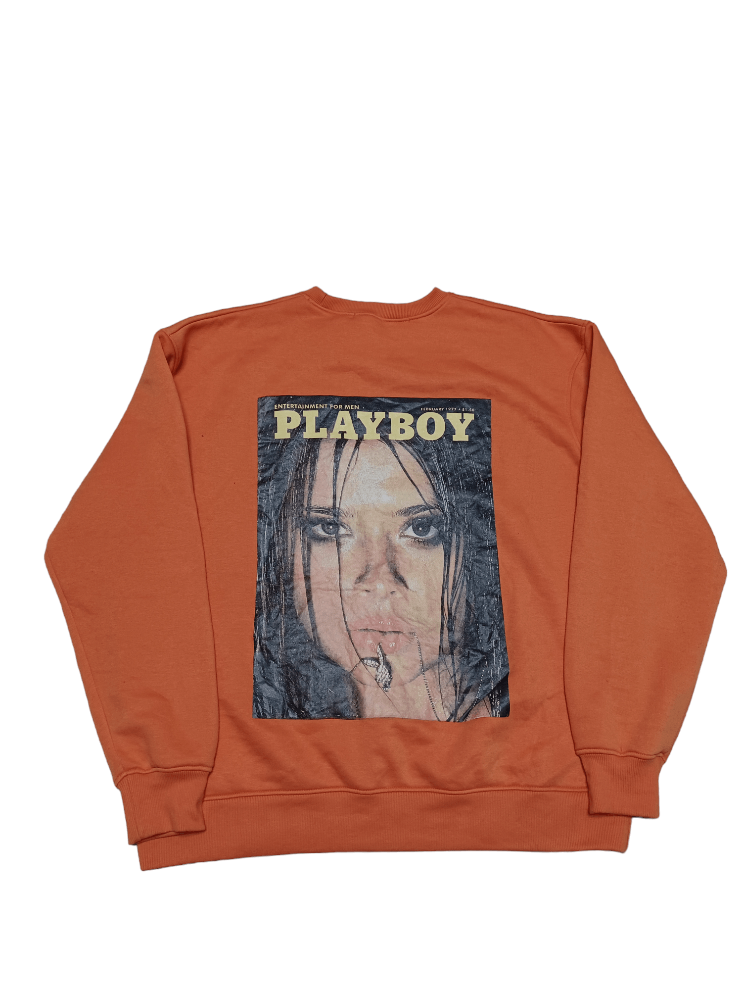 Playboy PLAYBOY X MISSGUIDED OVERSIZE BIG PRINT SWEATSHIRT Size US XL / EU 56 / 4 - 1 Thumbnail