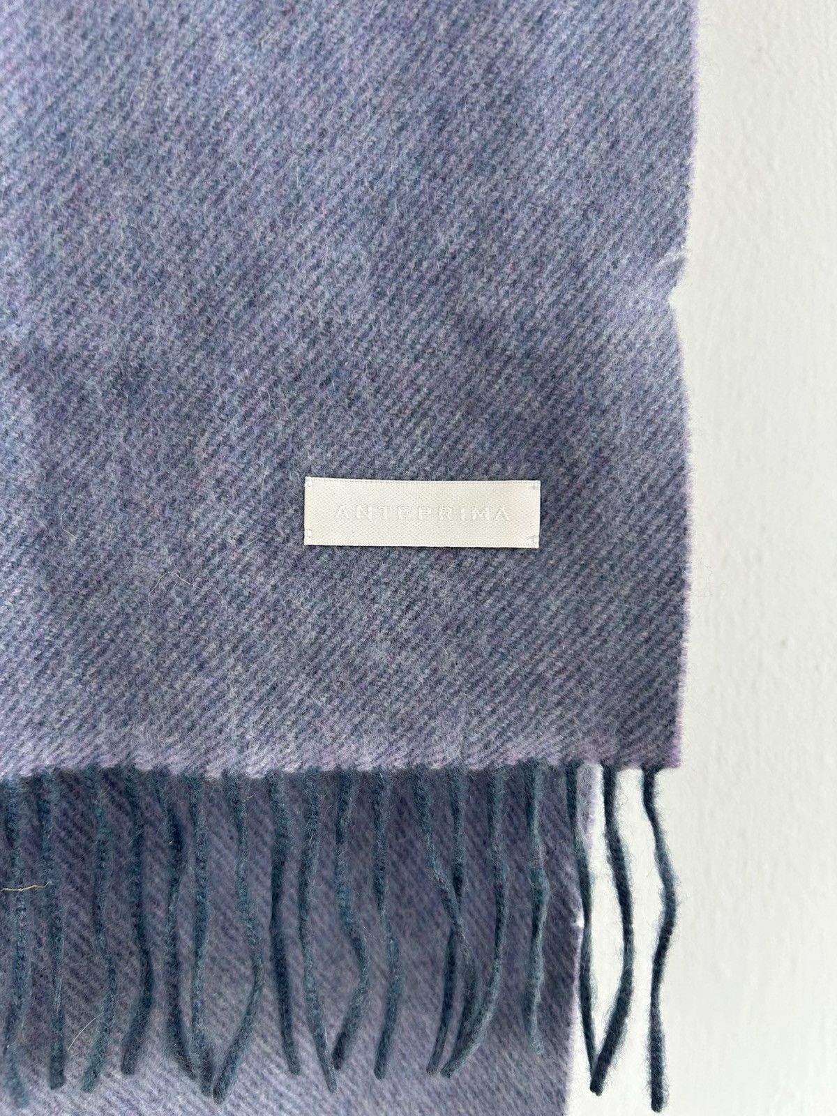 Japanese Brand Japan Anteprima Scarf Muffler Blue Size ONE SIZE - 5 Thumbnail