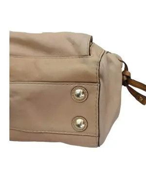Coach COACH Peyton Leather Carryall Bag Beige Polka Dot Lining Size ONE SIZE - 4 Thumbnail