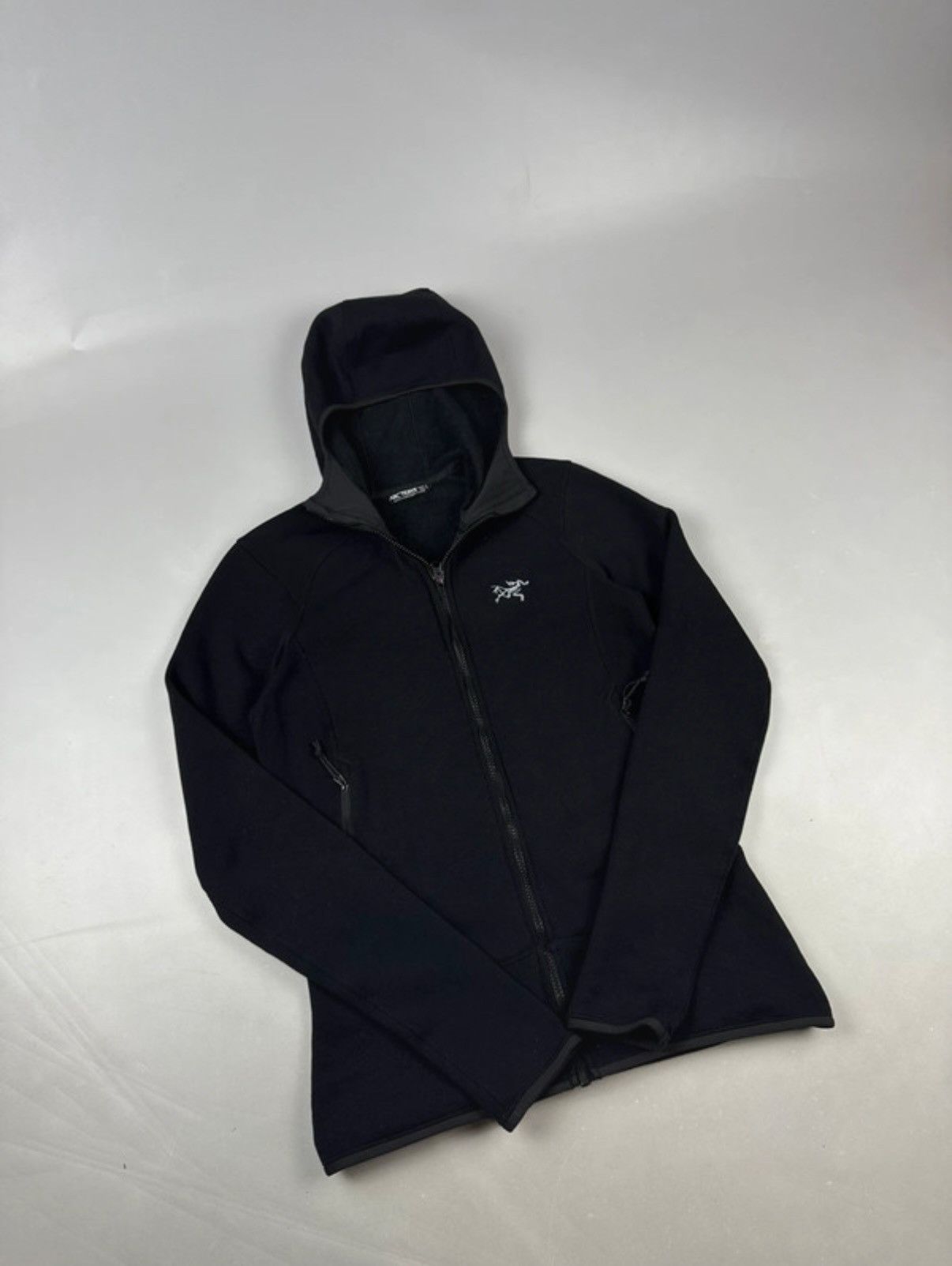 Arctery’x black veste whit zip size S women gorpcore cotton