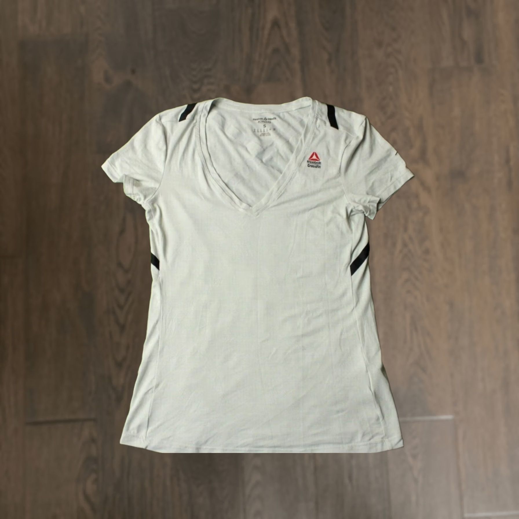 Reebok REEBOK CROSSFIT ACTIVCHILL WOMEN T-Shirt SJ/SS Jersey Size S White Black Size S / US 4 / IT 40 - 1 Thumbnail