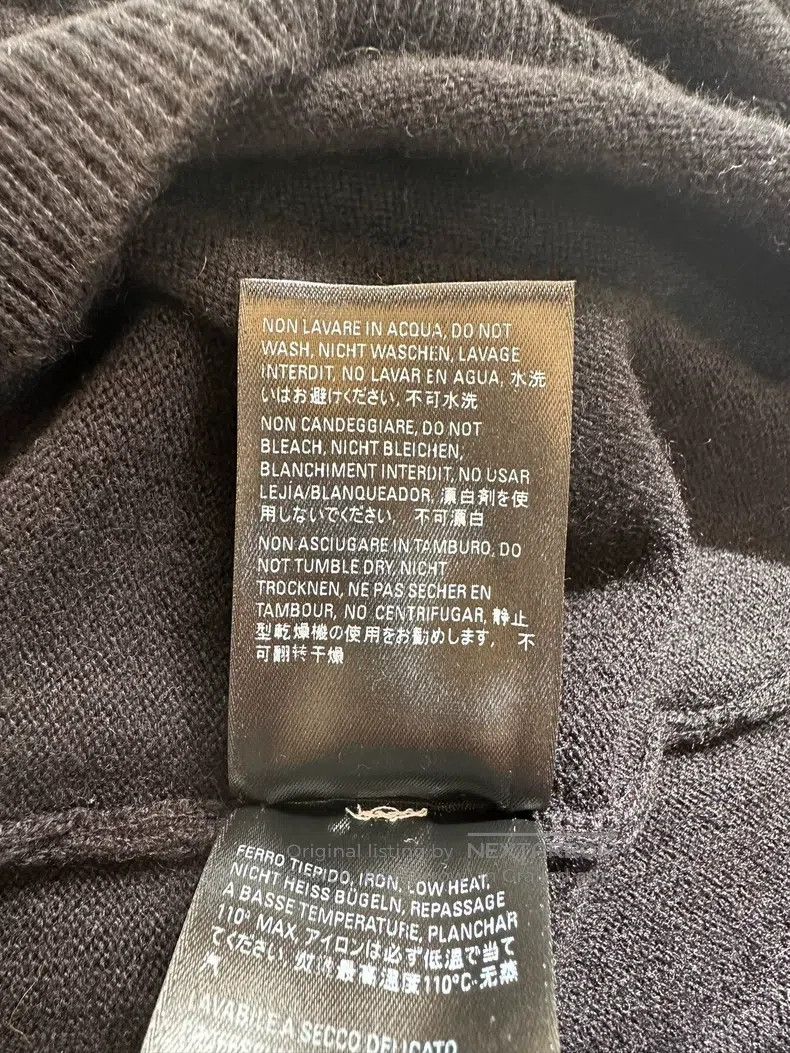 Balenciaga Balenciaga Black shoulder logo label cashmere knitted swea Size US XS / EU 42 / 0 - 7 Thumbnail