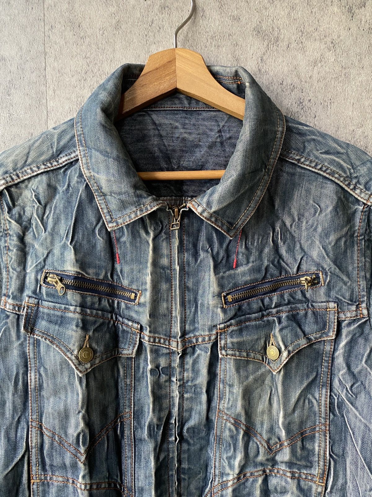 semanticdesign Semantic Design Distressed Denim Jacket Size US L / EU 52-54 / 3 - 4 Thumbnail