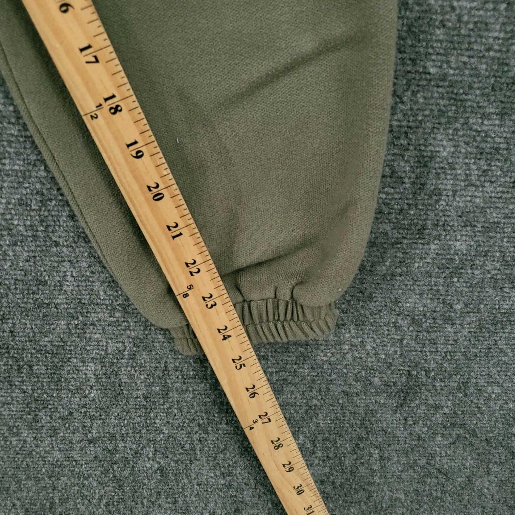 Zara Zara Jogger Pants Women S Small Green High Rise Sweatpants Drawstring Size 28" / US 6 / IT 42 - 5 Thumbnail