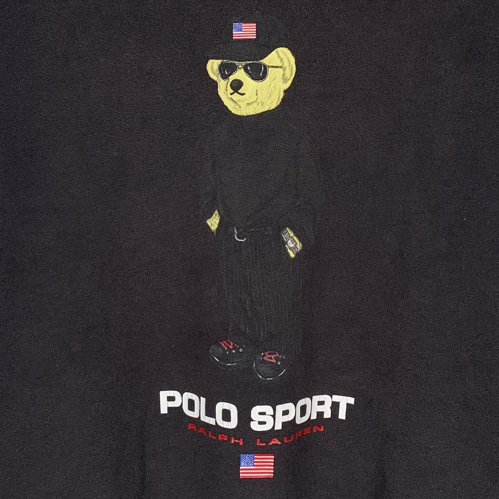 Polo Ralph Lauren Vintage Polo Bear Polo Sport Ralph Lauren Hoodie Size US L / EU 52-54 / 3 - 2 Thumbnail