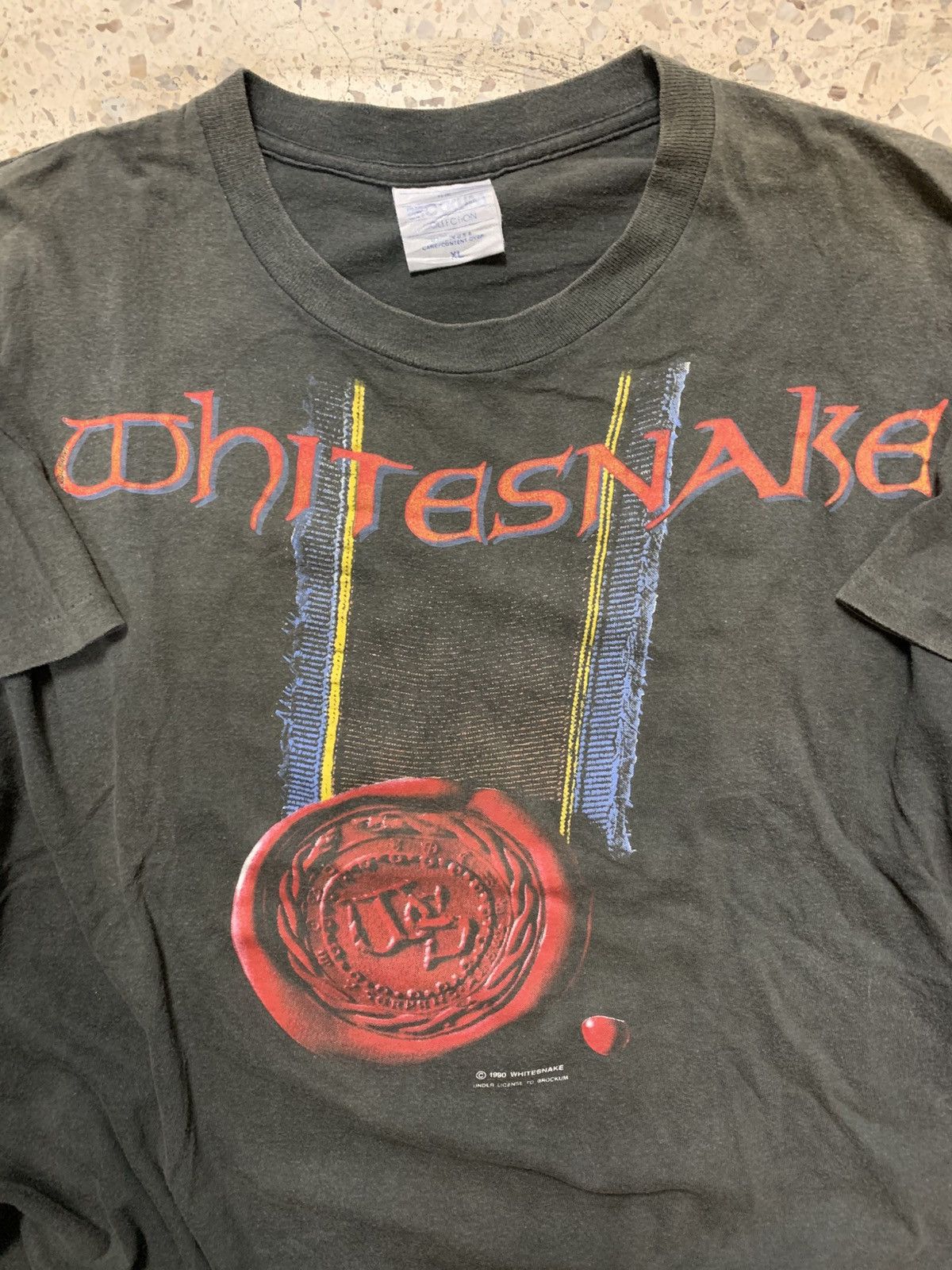 Vintage Whitesnake vintage 1990 Tee Size US XL / EU 56 / 4 - 3 Thumbnail