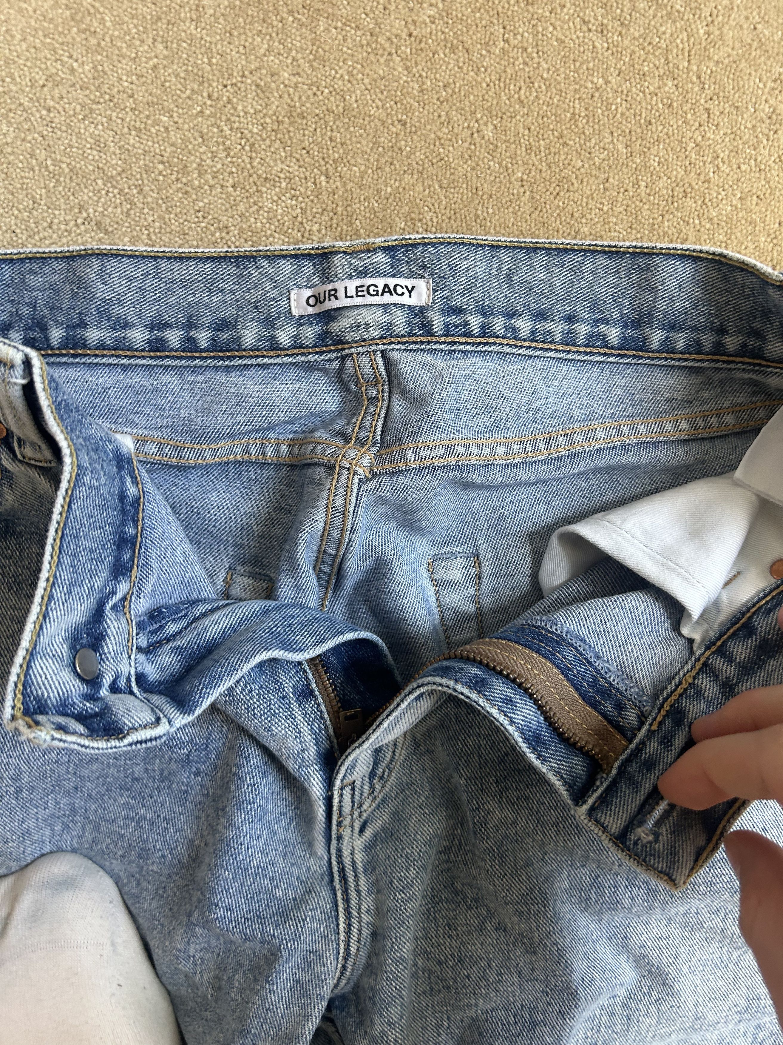 Our Legacy Our Legacy - Vast Cut, Light Wash (Circa 2019-2020) Size US 30 / EU 46 - 3 Thumbnail
