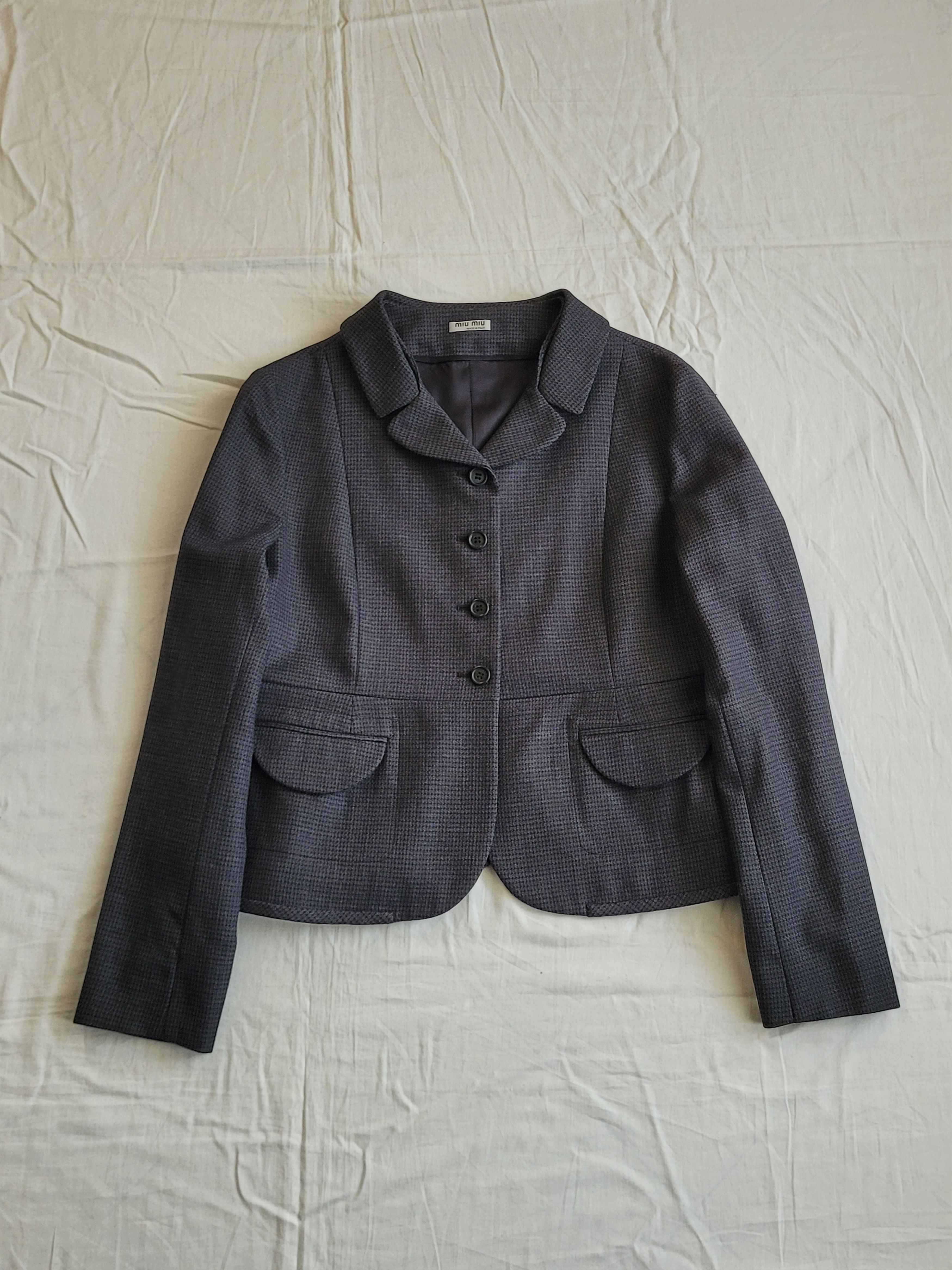 Miu Miu Miu Miu early2000s cute woolen short jacket Size L / US 10 / IT 46 - 5 Thumbnail