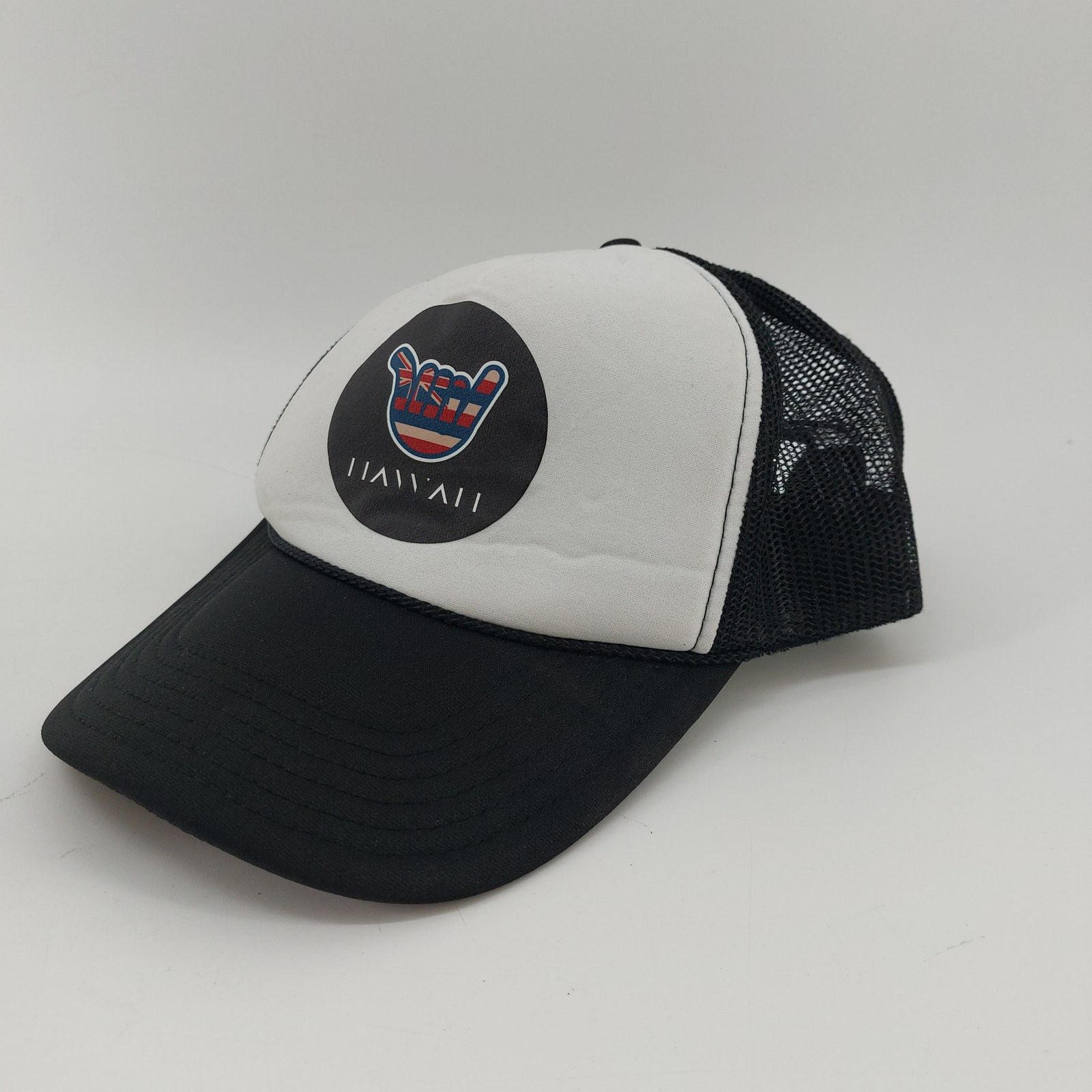 Otto Otto Hawaii Black White Trucker Hat Snapback Baseball Cap OS Size ONE SIZE - 2 Thumbnail