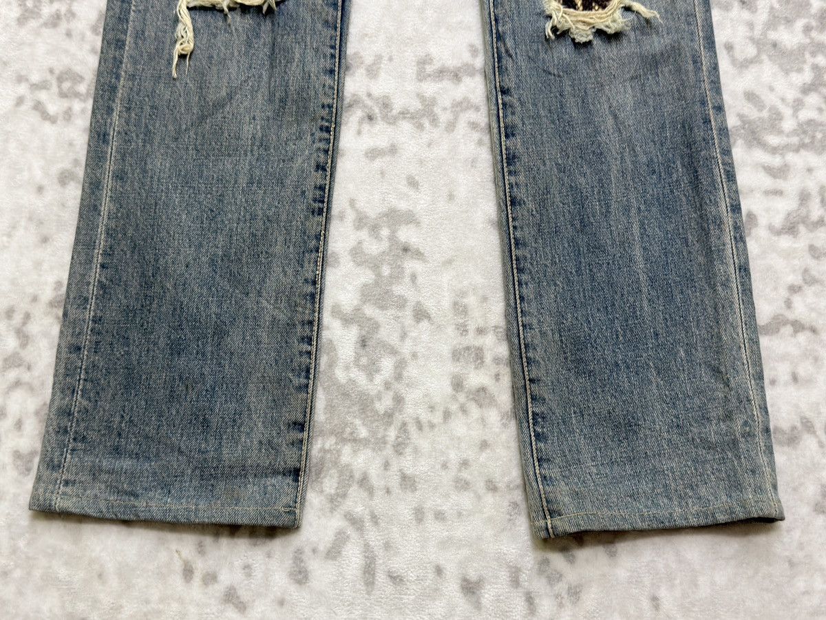 Schlussel Vintage Schlussel Y2K Grunge Distressed Denim Mud Wash Size US 30 / EU 46 - 7 Thumbnail