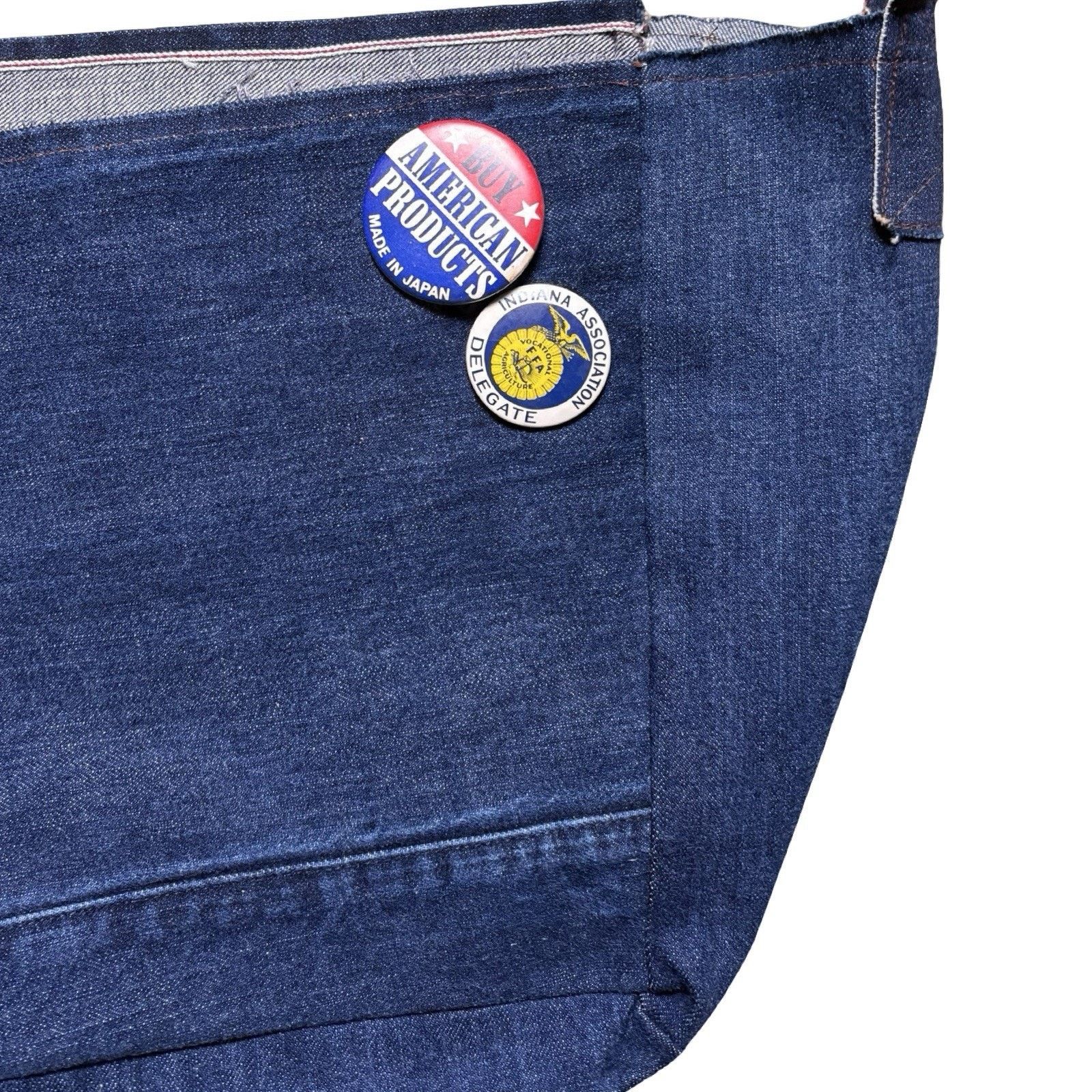 Other Wallace & Garments Selvedged News Paper Bag News Boy Denim Size ONE SIZE - 2 Thumbnail