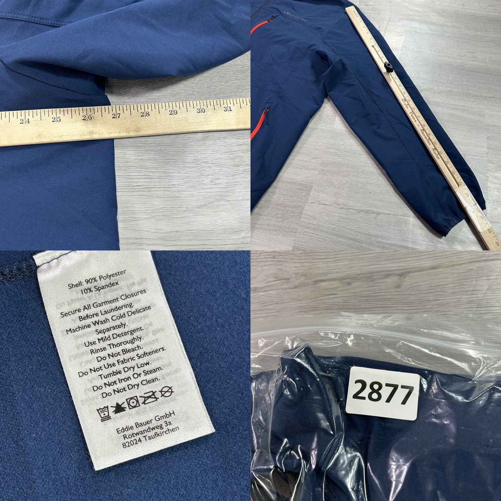 Eddie Bauer Eddie Bauer Jacket Mens 2XL Blue Softshell Full Zip Lined Pockets Stretch Regular Fit Windbreaker Jacket (Softshell) Size US XXL / EU 58 / 5 - 8 Thumbnail