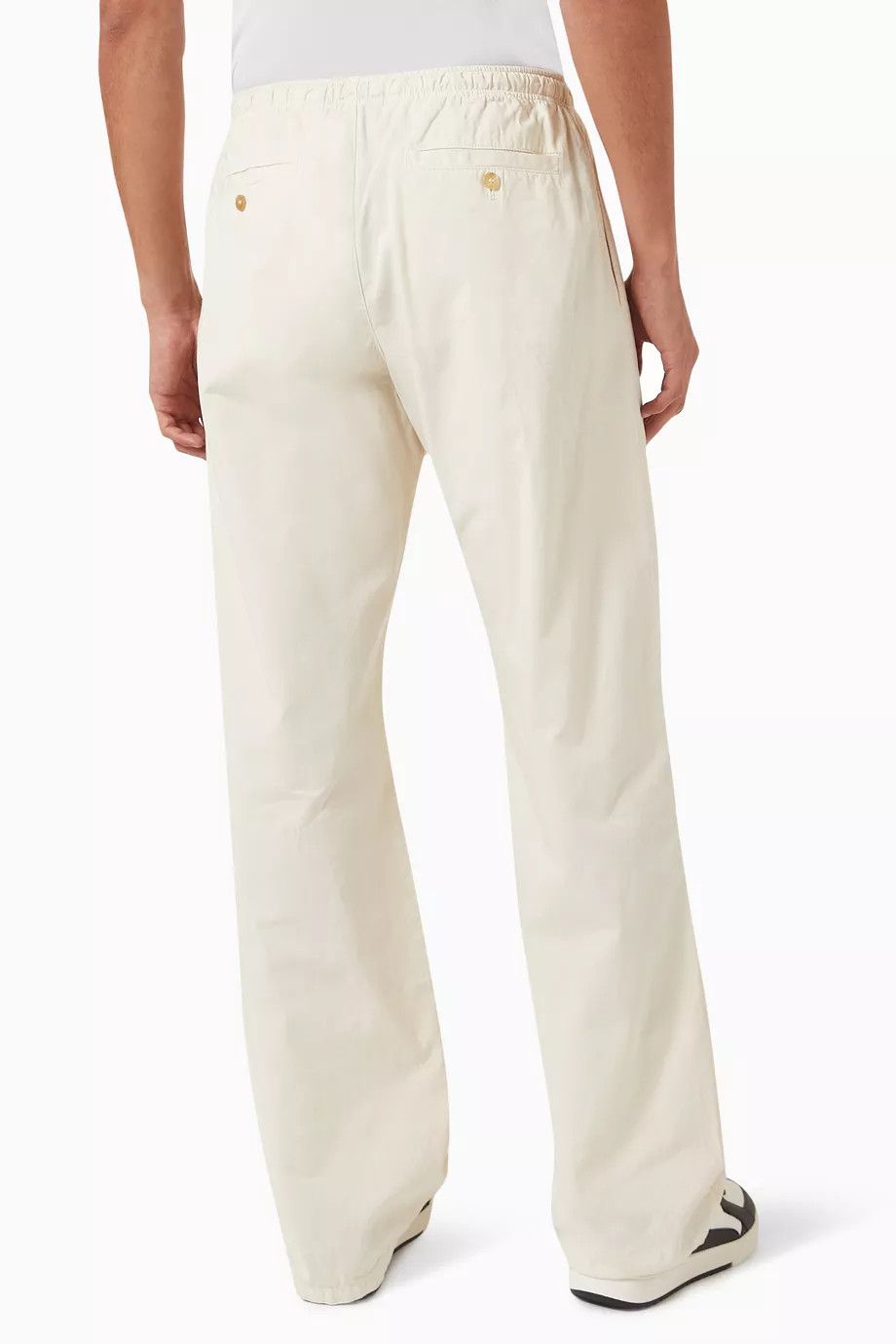 Palm Angels o1y0325 Logo Jogger & Sweatpant in Cream Size US 36 / EU 52 - 2 Thumbnail
