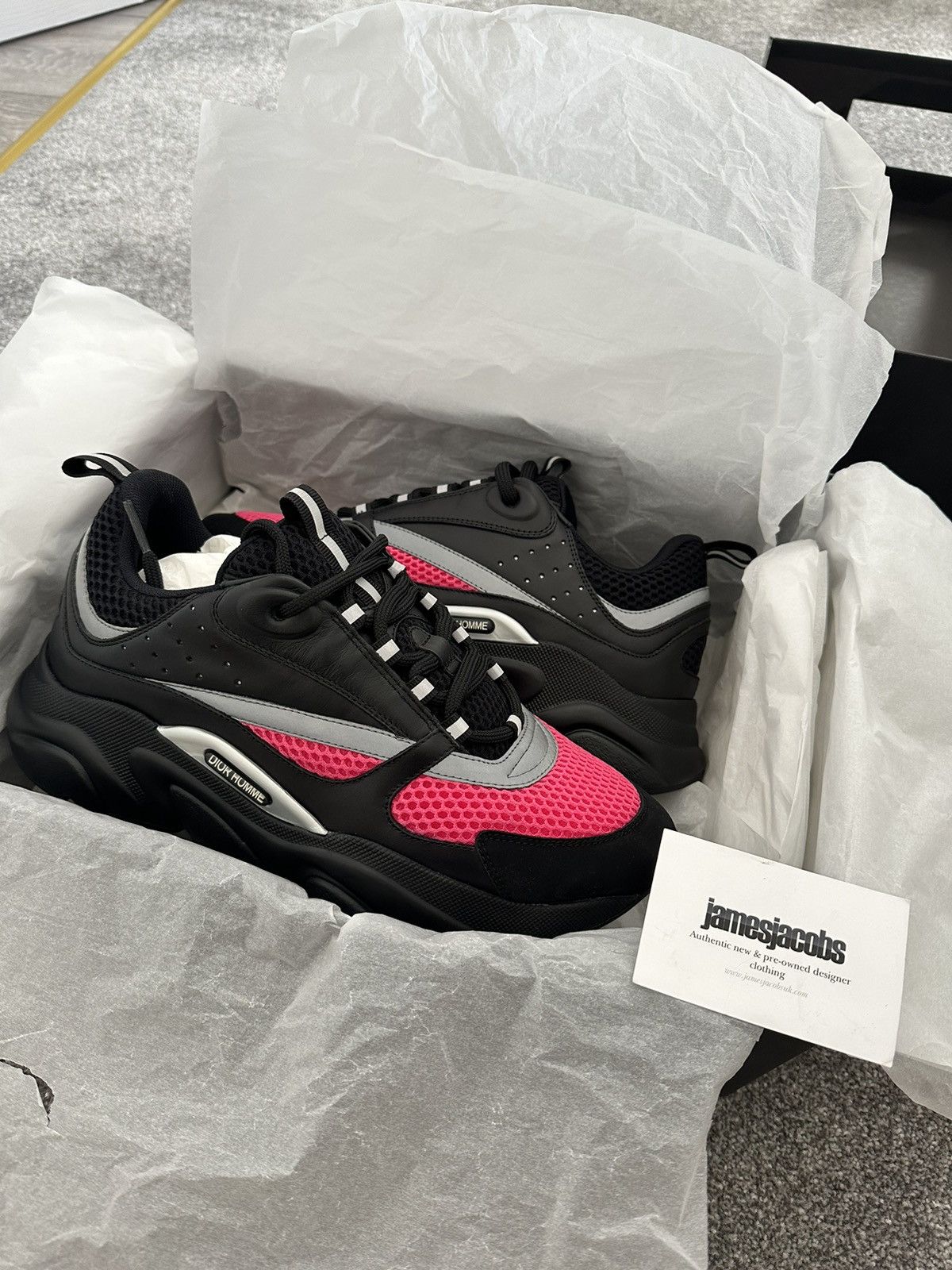 Dior Dior B22 Black/Pink Brand New | Grailed