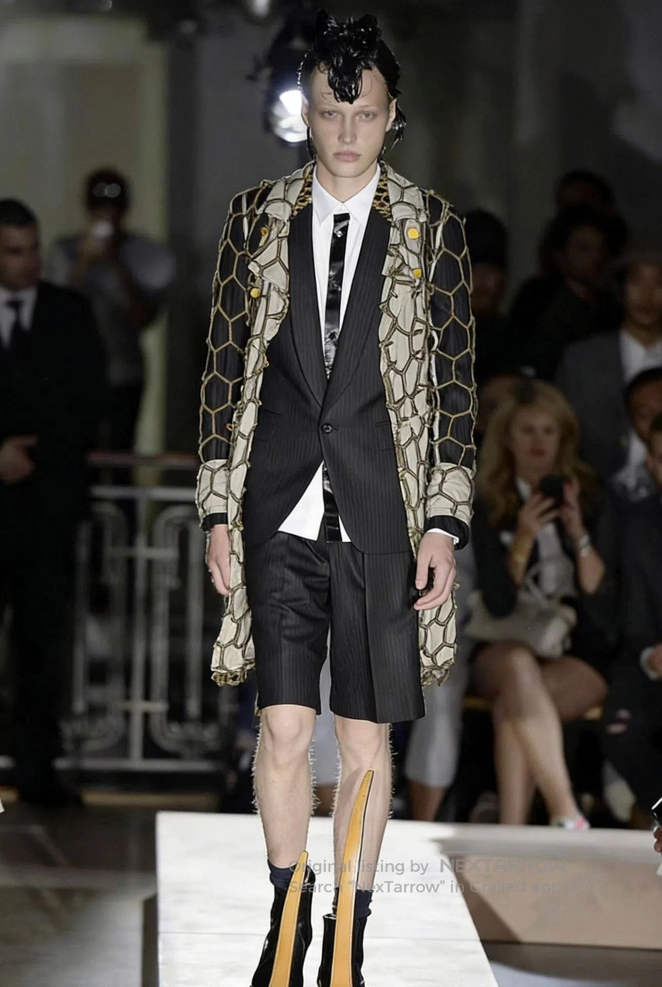 Comme des Garcons COMME des GARCONS HOMMEPLUS Leopard Collar Coat. Size US XS / EU 42 / 0 - 2 Thumbnail