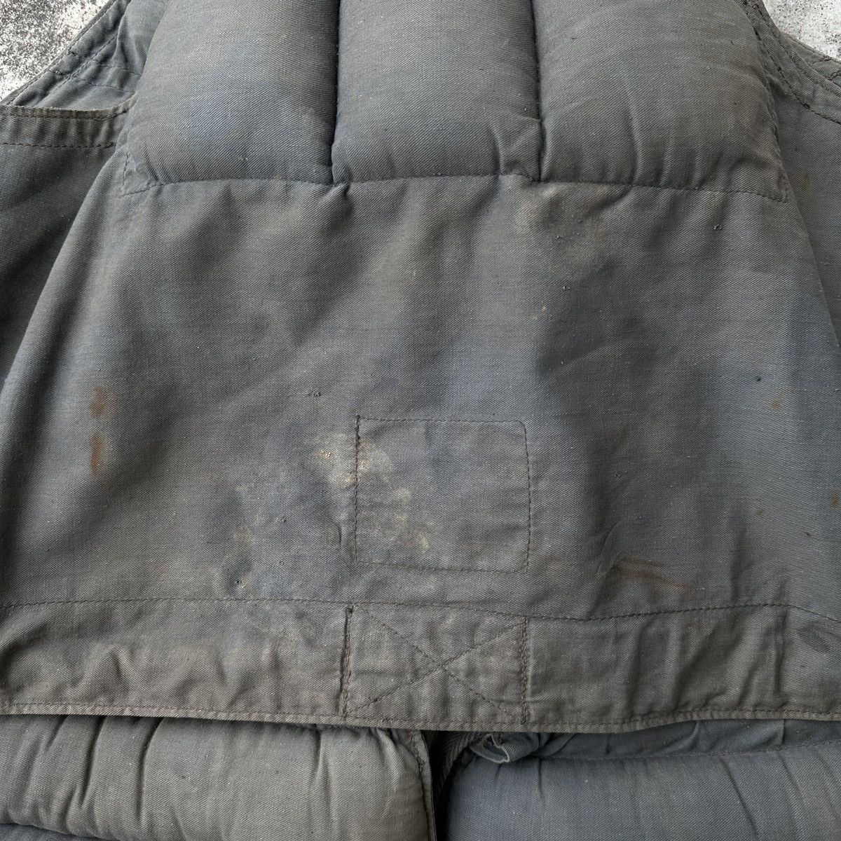 Vintage 1940s WWII Kapok Life Preserver Puffer Vest Americana Japan Size US M / EU 48-50 / 2 - 11 Thumbnail