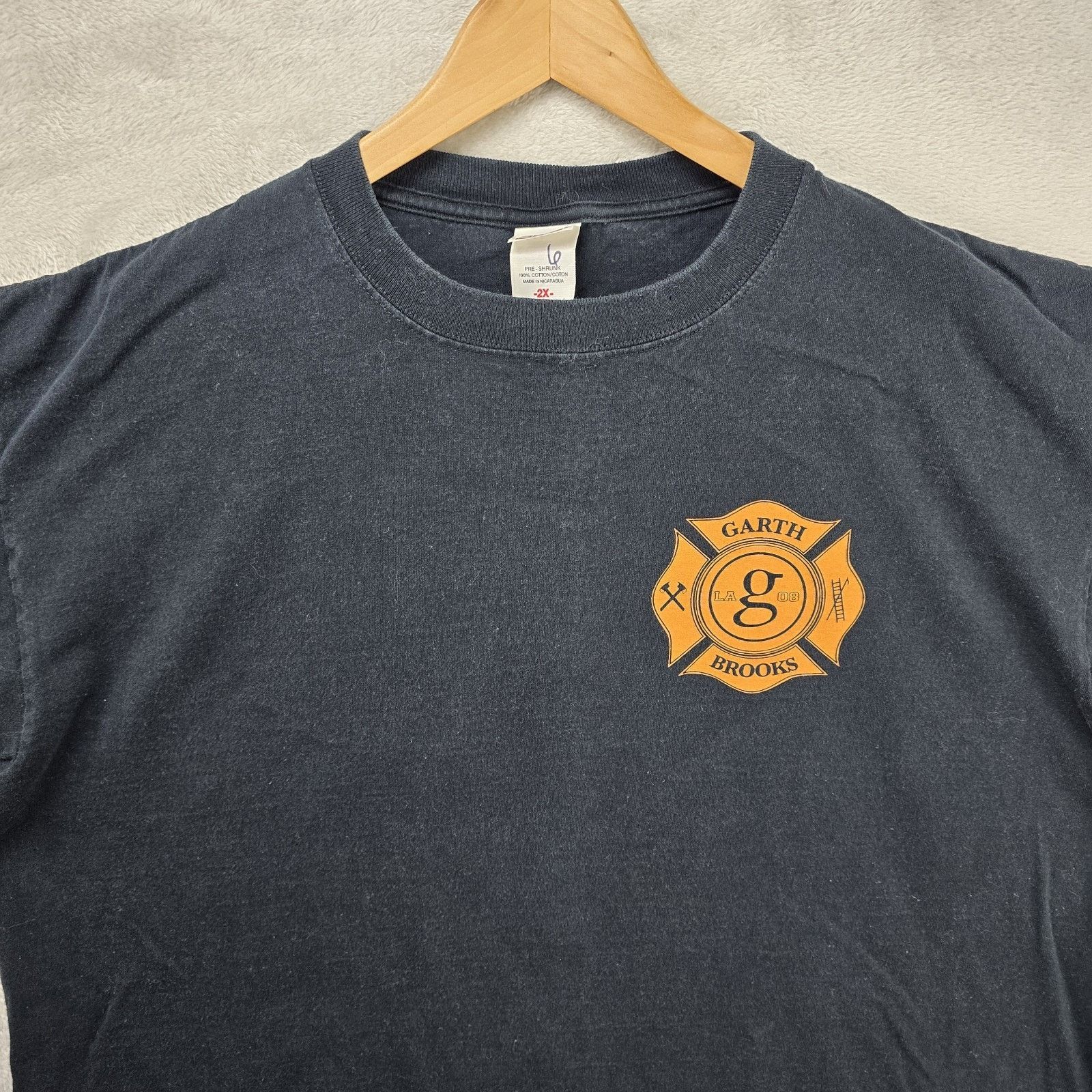 Anvil Garth Brooks Shirt XXL Los Angeles Firefighters Concert Y2K Size US XXL / EU 58 / 5 - 3 Thumbnail