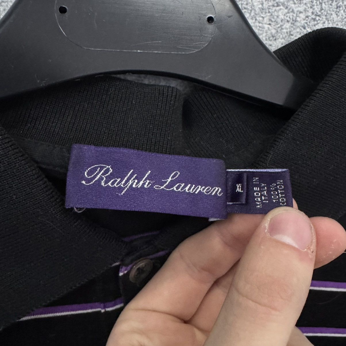 Polo Ralph Lauren Polo Ralph Lauren T Shirt Purple Label Striped Size US XL / EU 56 / 4 - 5 Thumbnail