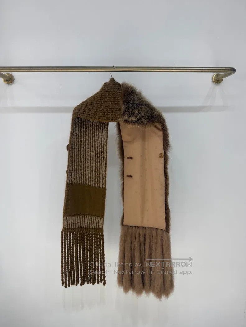 Fendi Fendi Fur Fox Fur Fringe Scarf Size ONE SIZE - 4 Thumbnail