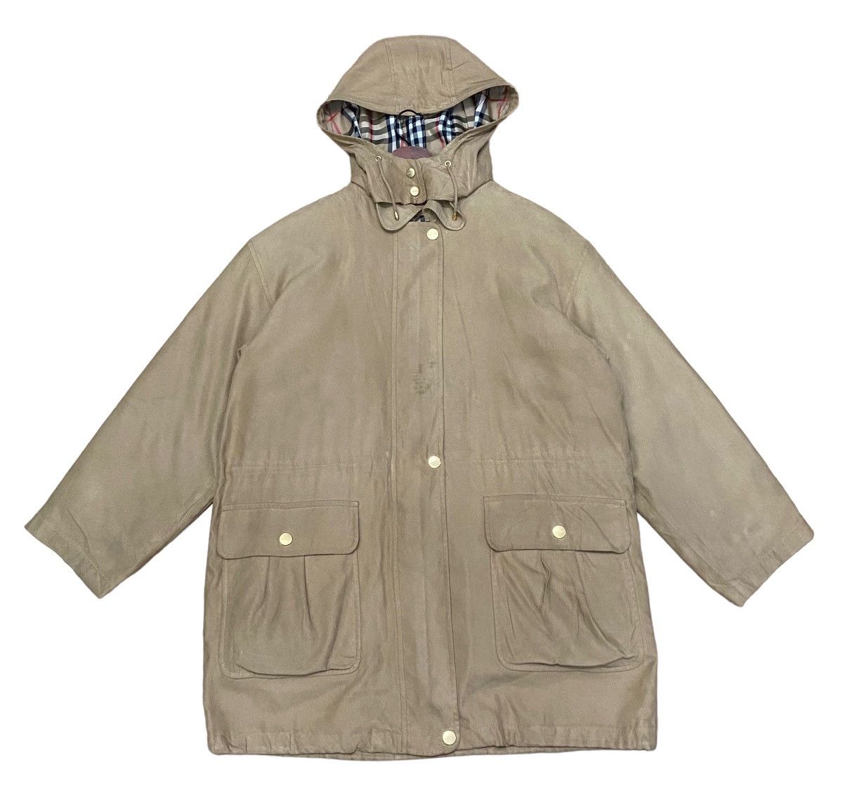 image of Best Offervintage 98 Burberry Novacheck Workers Jacket in Brown, Men's (Size Medium)