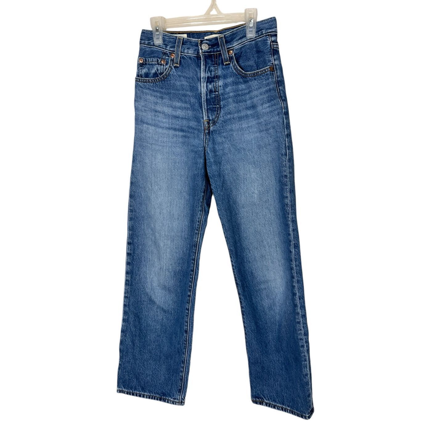 Levi's Levi’s Premium Ribcage Straight Jeans Size 24 Size 26" / US 2 / IT 38 - 1 Thumbnail