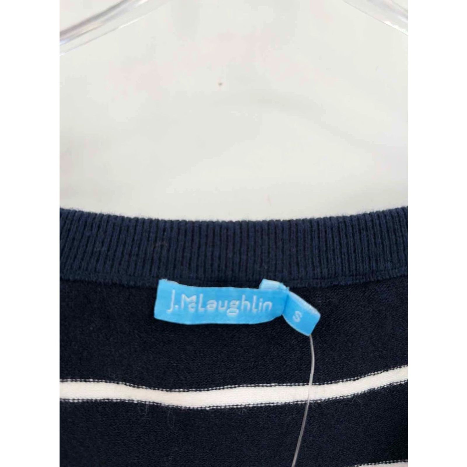 J.McLaughlin J Mclaughlin Stripe Sweater Navy Small Size S / US 4 / IT 40 - 6 Thumbnail