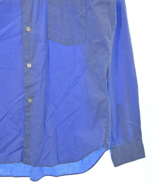 Comme des Garcons Homme Deux Shirt Cotton Long Sleeve Patch Pattern Button Blue x Green Size US M / EU 48-50 / 2 - 6 Thumbnail