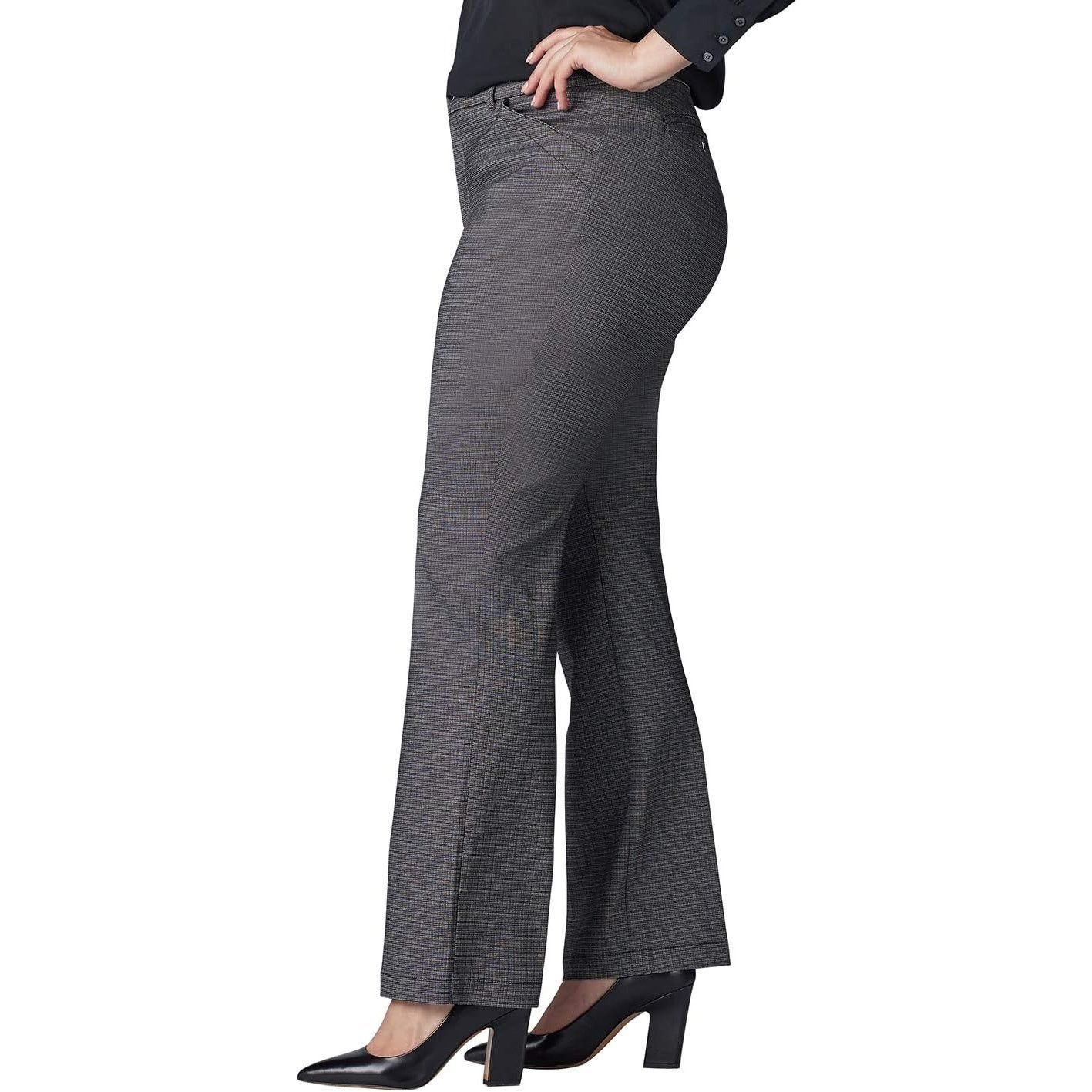 Alexander Wang Simply Vera Wang Black Pleated Wide Leg Bootcut Pants Size 34" / US 12 / IT 48 - 1 Thumbnail