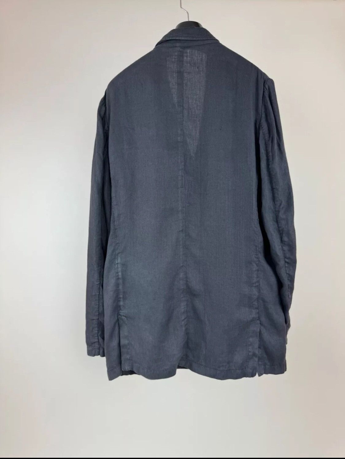 Yohji Yamamoto Archive YOHJI YAMAMOTO Linen Blazer Jacket Mens size 5/3XL Size 54L - 2 Thumbnail