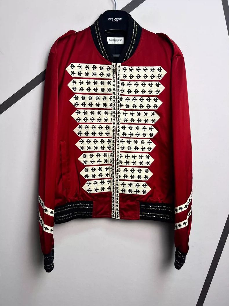 Saint Laurent Paris Saint Laurent Paris 20 Spring/Summer Runway Red Army Flower Size US L / EU 52-54 / 3 - 1 Thumbnail