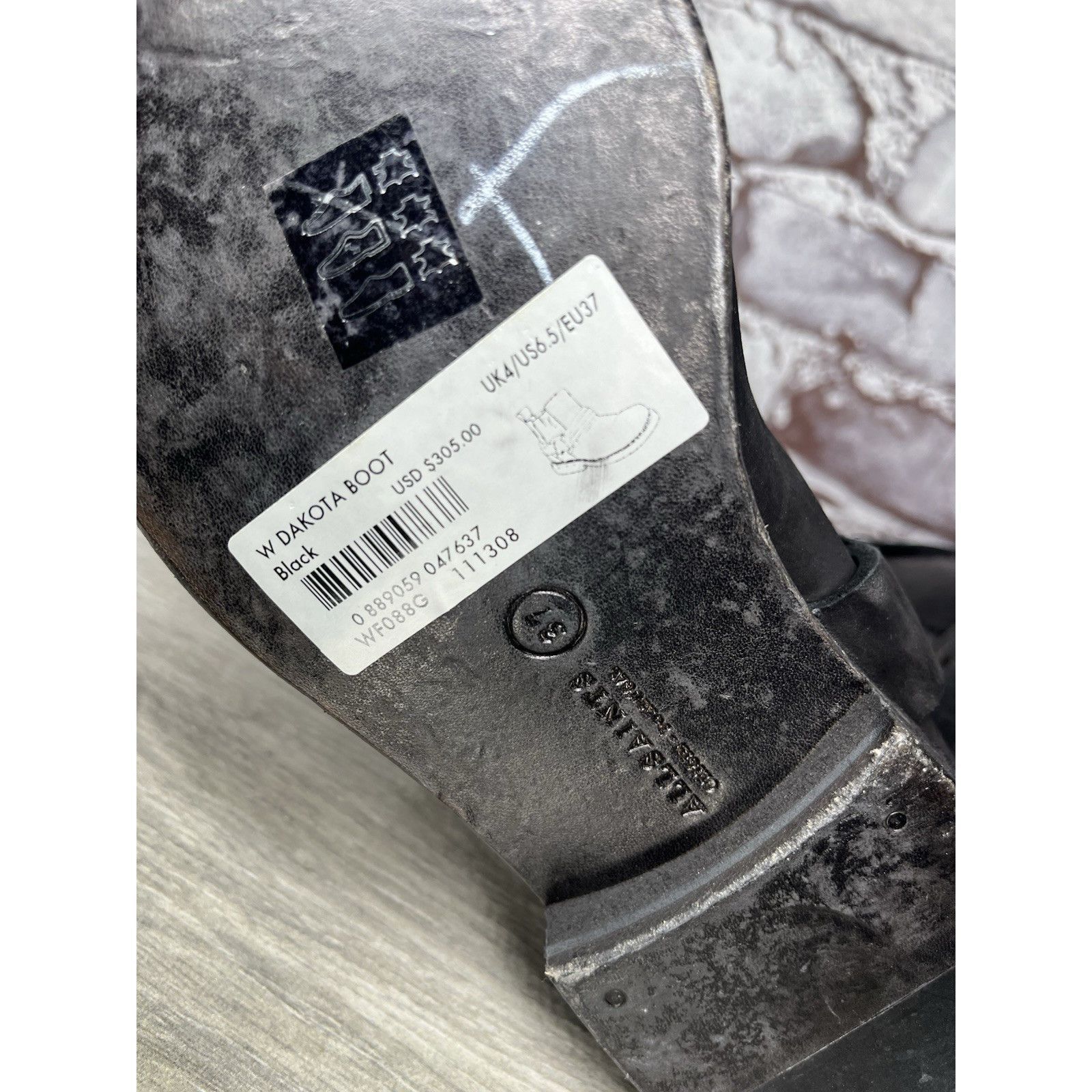 Allsaints AllSaints Italy Black Leather Harness Ankle Chelsea Boots Wo Size US 6.5 / IT 36.5 - 12 Thumbnail