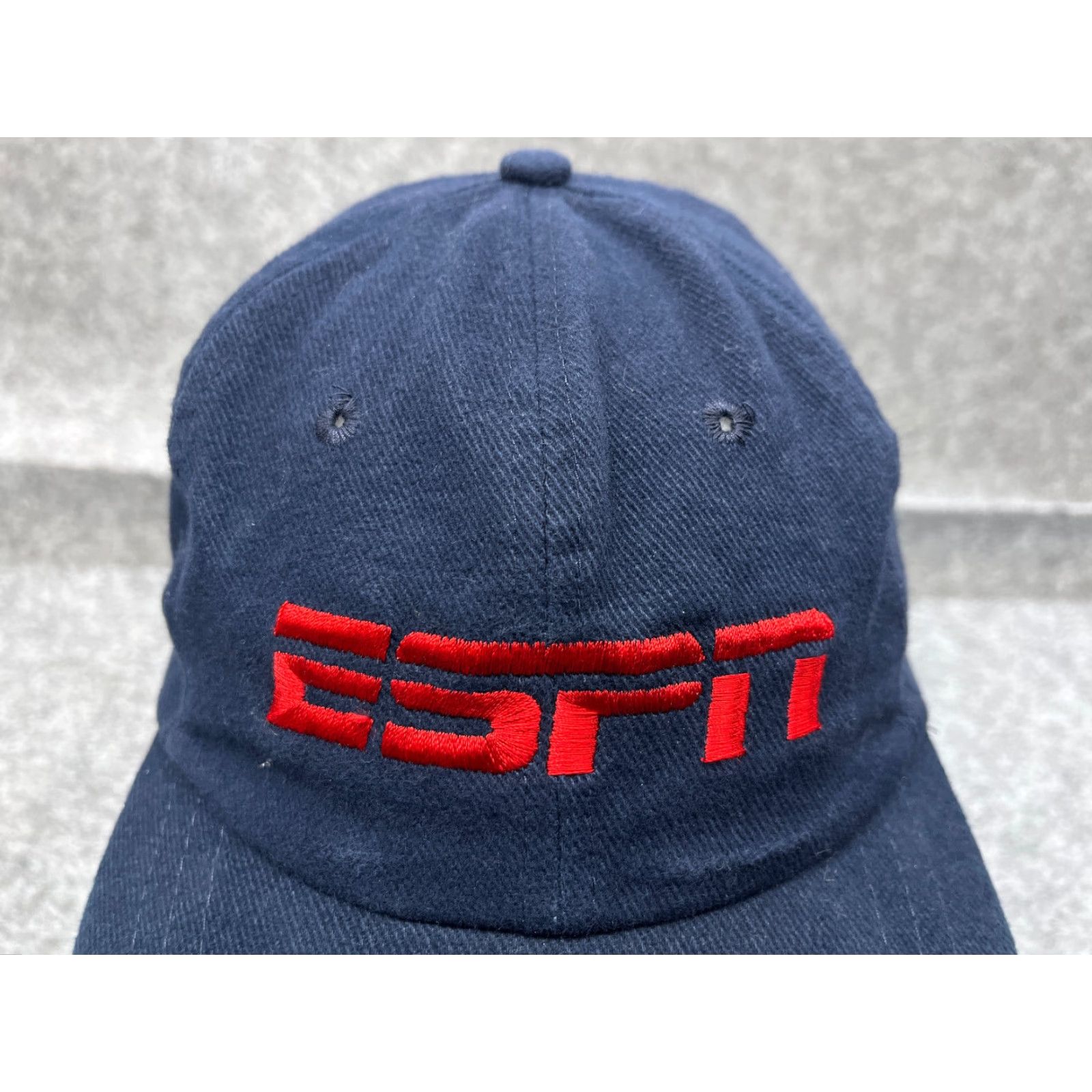 Chanel HeadShot ESPN Hat Cap Strap Back Adult One Size Blue Red Cotton Sports Channel Baseball Cap Mens Size ONE SIZE - 2 Thumbnail